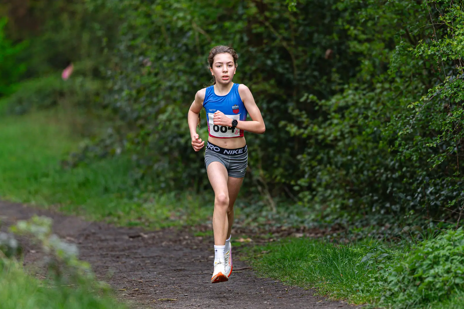 Brentwood Beagles athletes at the Crown to Crown 5k, Pitsea, 3 April 2026
