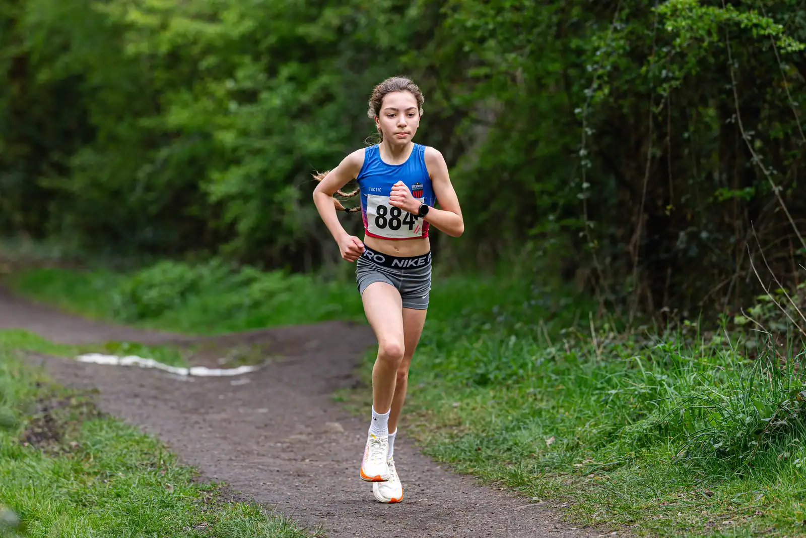 Brentwood Beagles athletes at the Crown to Crown 5k, Pitsea, 3 April 2026