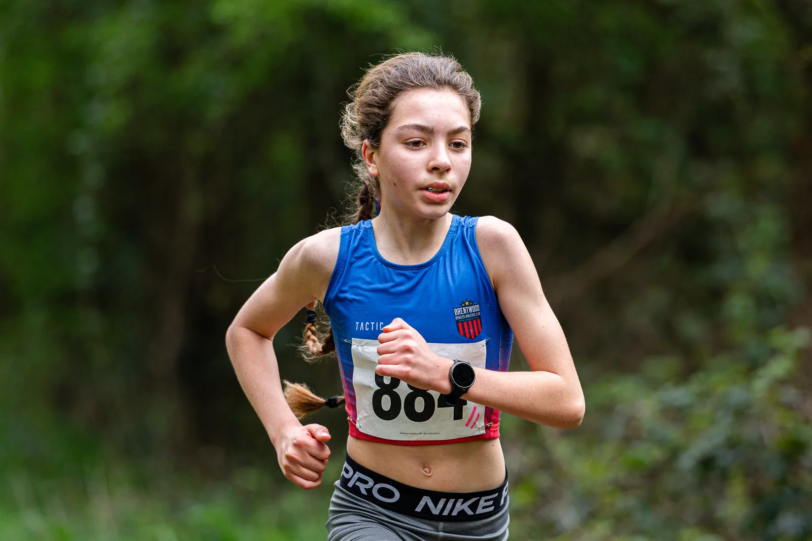 Brentwood Beagles athletes at the Crown to Crown 5k, Pitsea, 3 April 2026