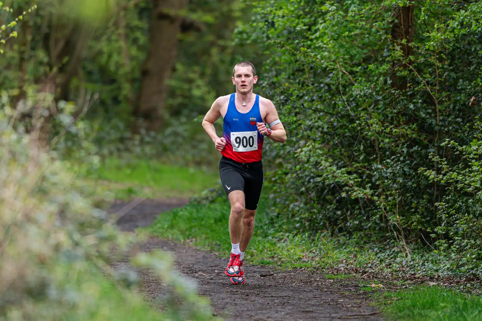 Brentwood Beagles athletes at the Crown to Crown 5k, Pitsea, 3 April 2026