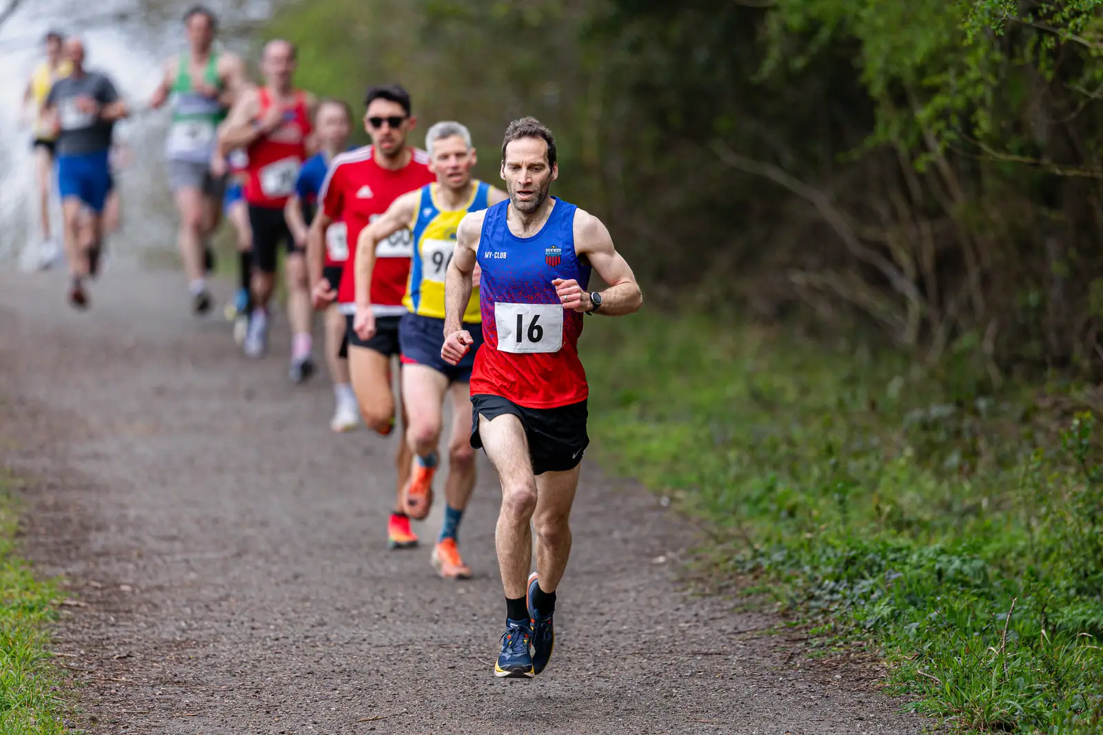 Brentwood Beagles athletes at the Crown to Crown 5k, Pitsea, 3 April 2026