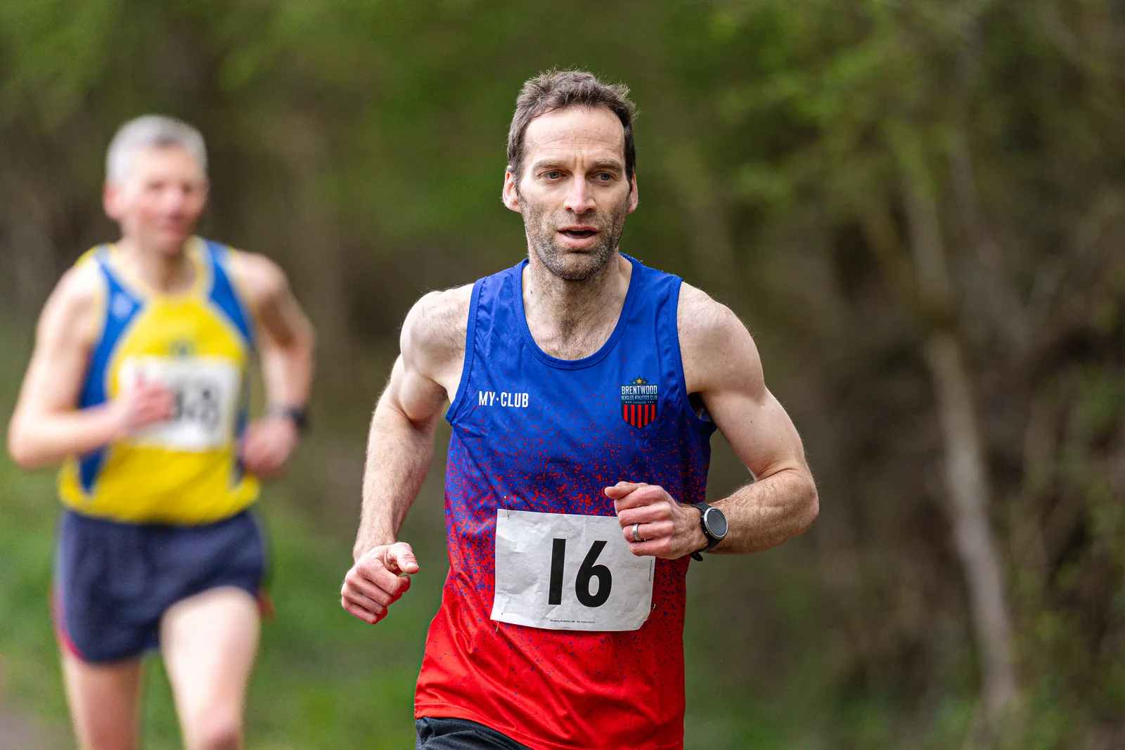 Brentwood Beagles athletes at the Crown to Crown 5k, Pitsea, 3 April 2026