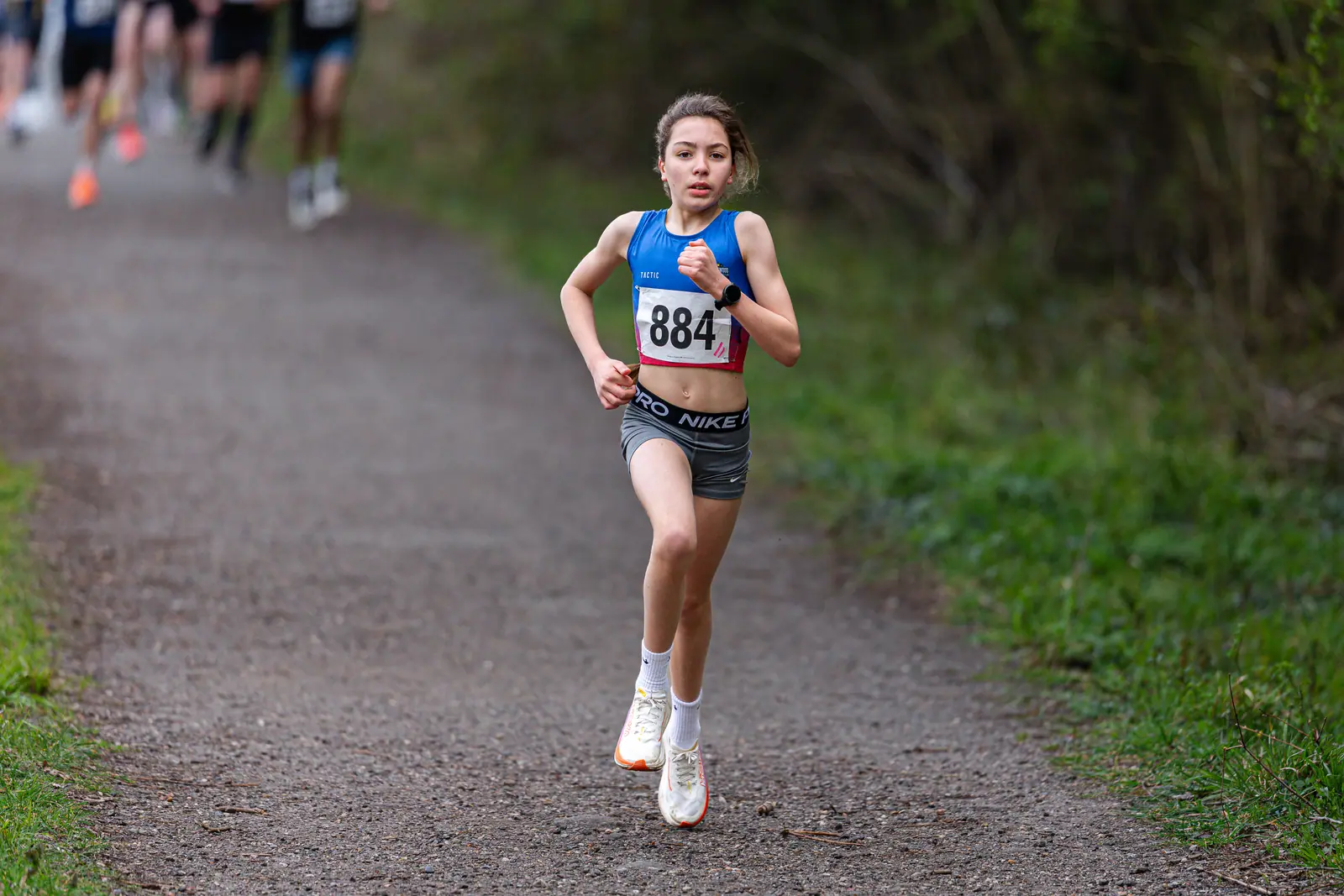 Brentwood Beagles athletes at the Crown to Crown 5k, Pitsea, 3 April 2026