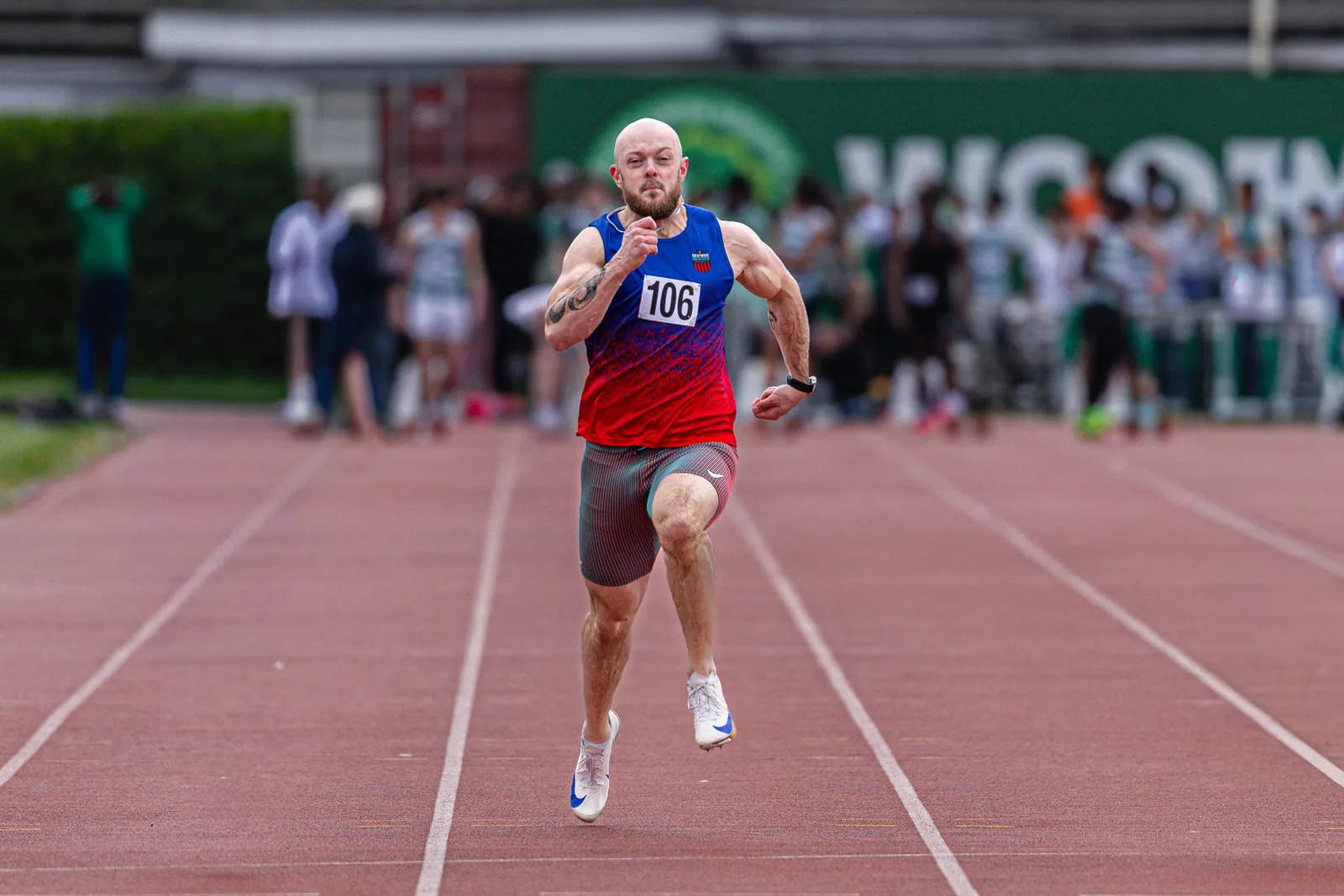 Brentwood Beagles athletes at the Woodford Green Open, Woodford Green, 11 April 2026