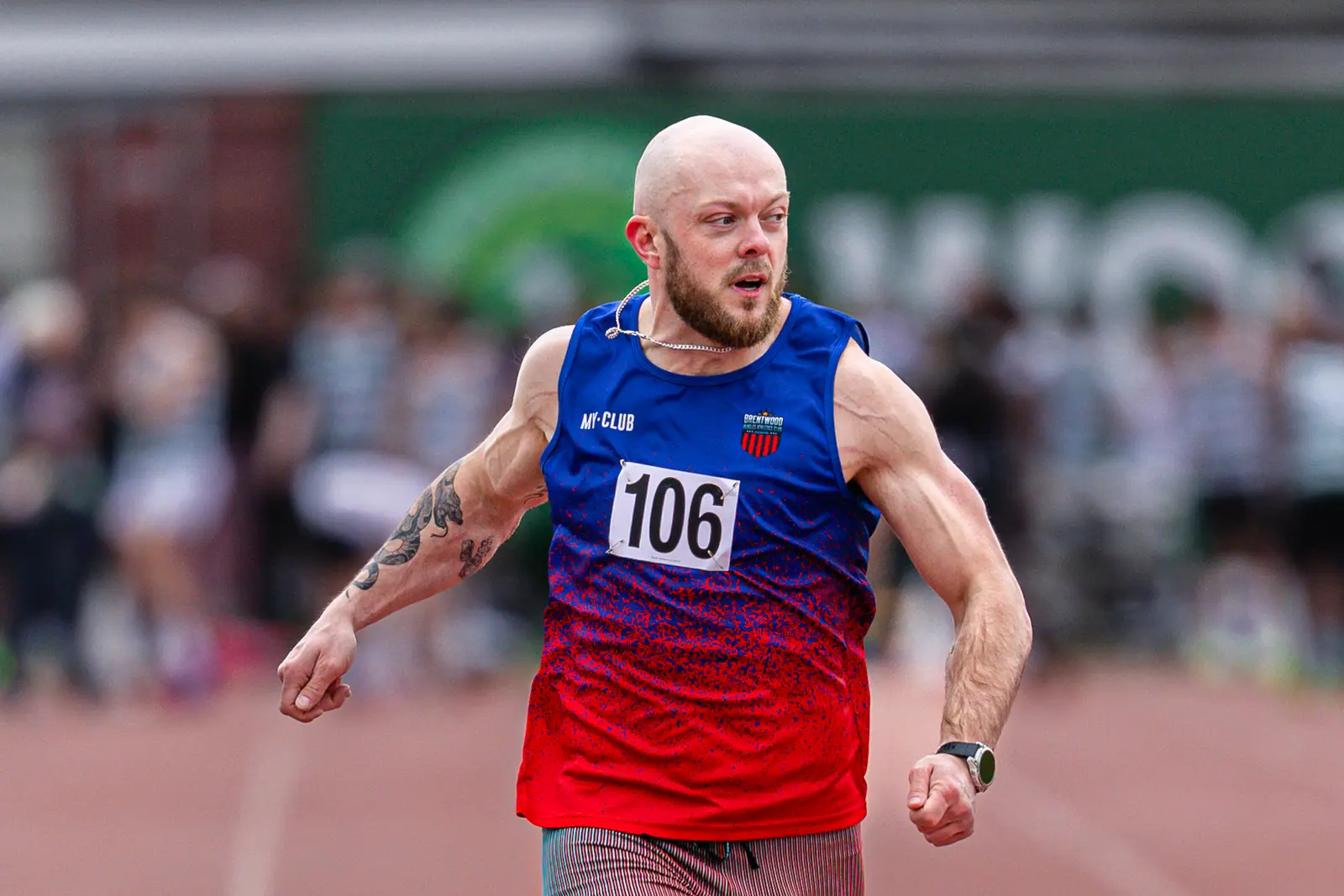 Brentwood Beagles athletes at the Woodford Green Open, Woodford Green, 11 April 2026