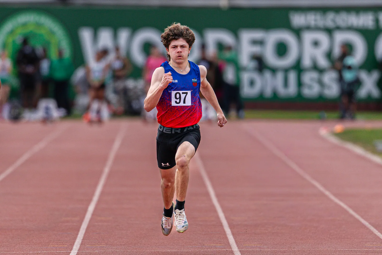 Brentwood Beagles athletes at the Woodford Green Open, Woodford Green, 11 April 2026