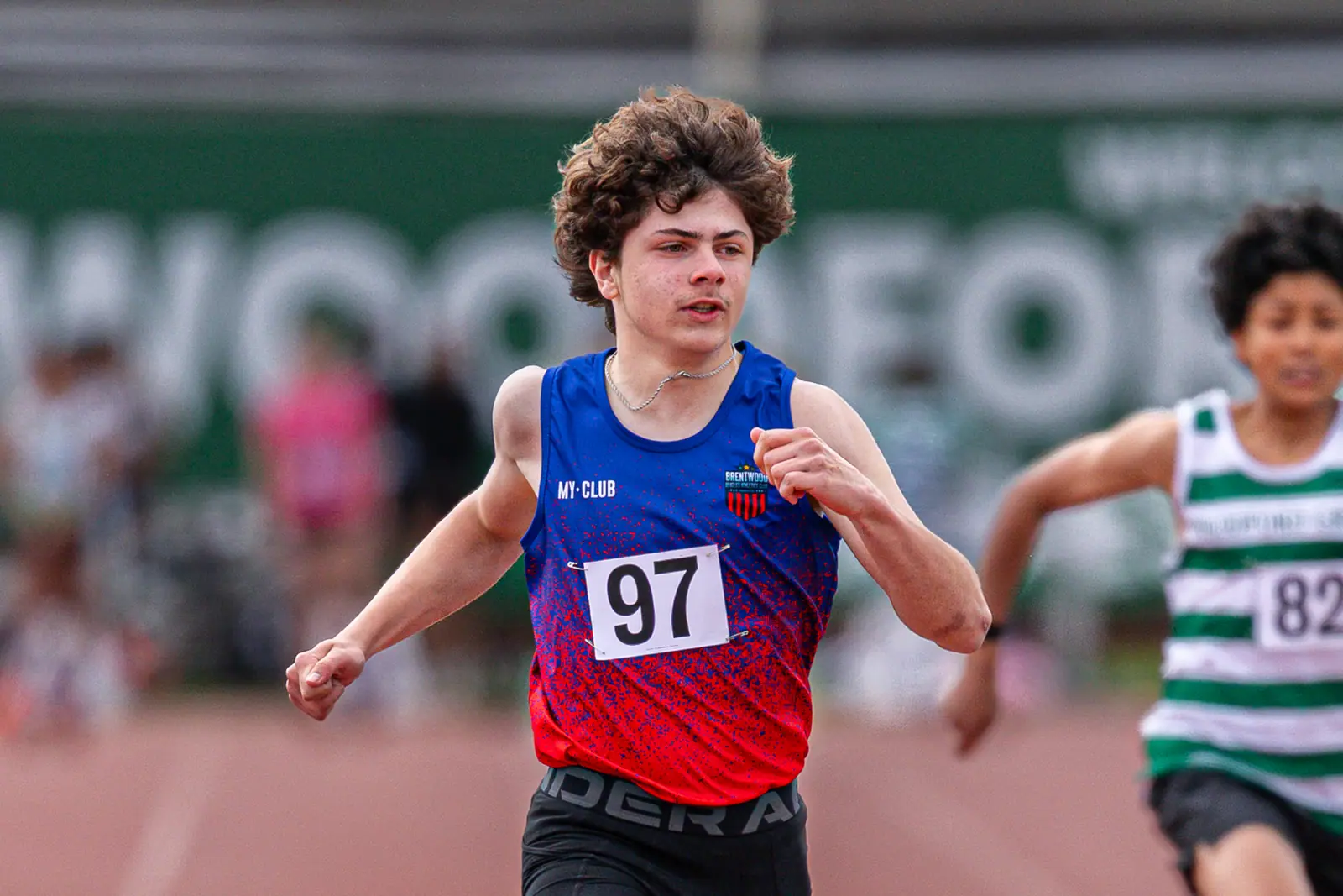 Brentwood Beagles athletes at the Woodford Green Open, Woodford Green, 11 April 2026