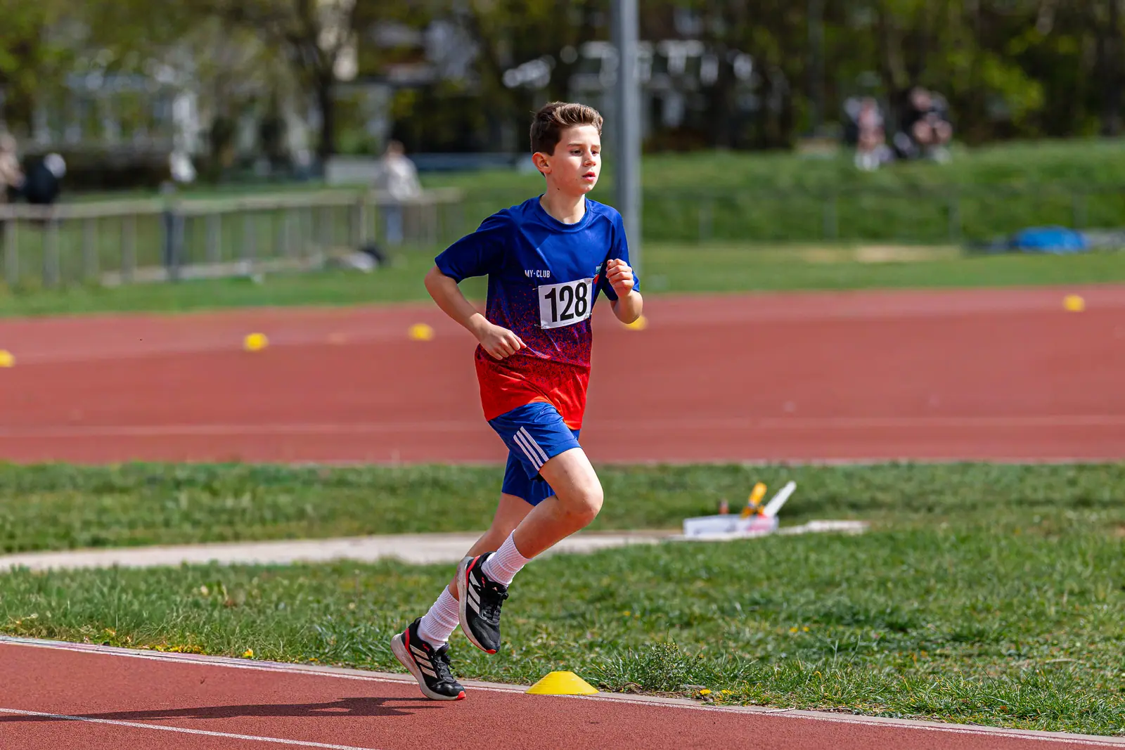 Brentwood Beagles athletes at the Woodford Green Open, Woodford Green, 11 April 2026