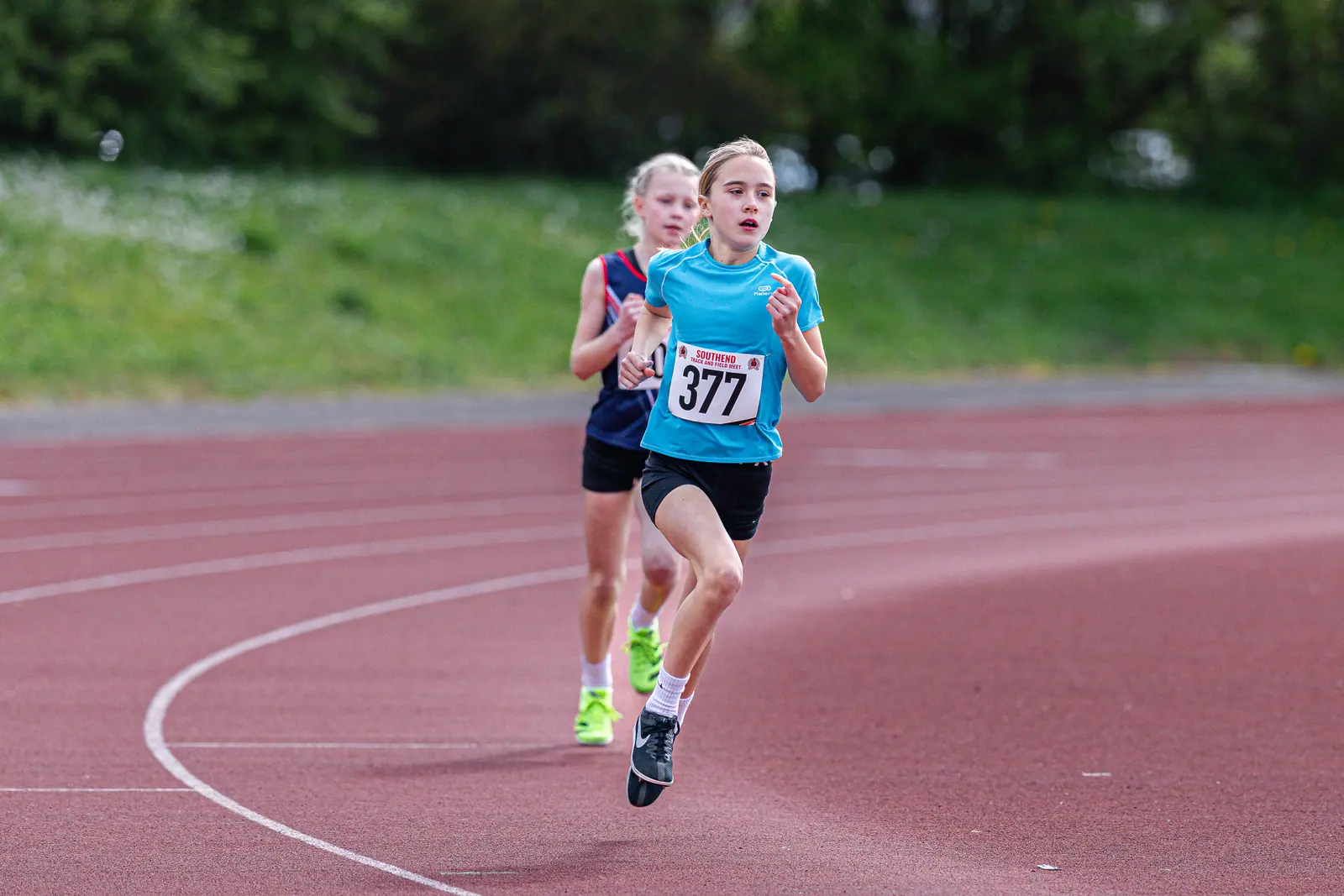 Brentwood Beagles athletes at the Southend Open, Southend, 12 April 2026