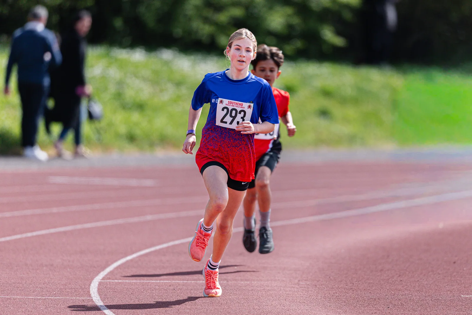 Brentwood Beagles athletes at the Southend Open, Southend, 12 April 2026