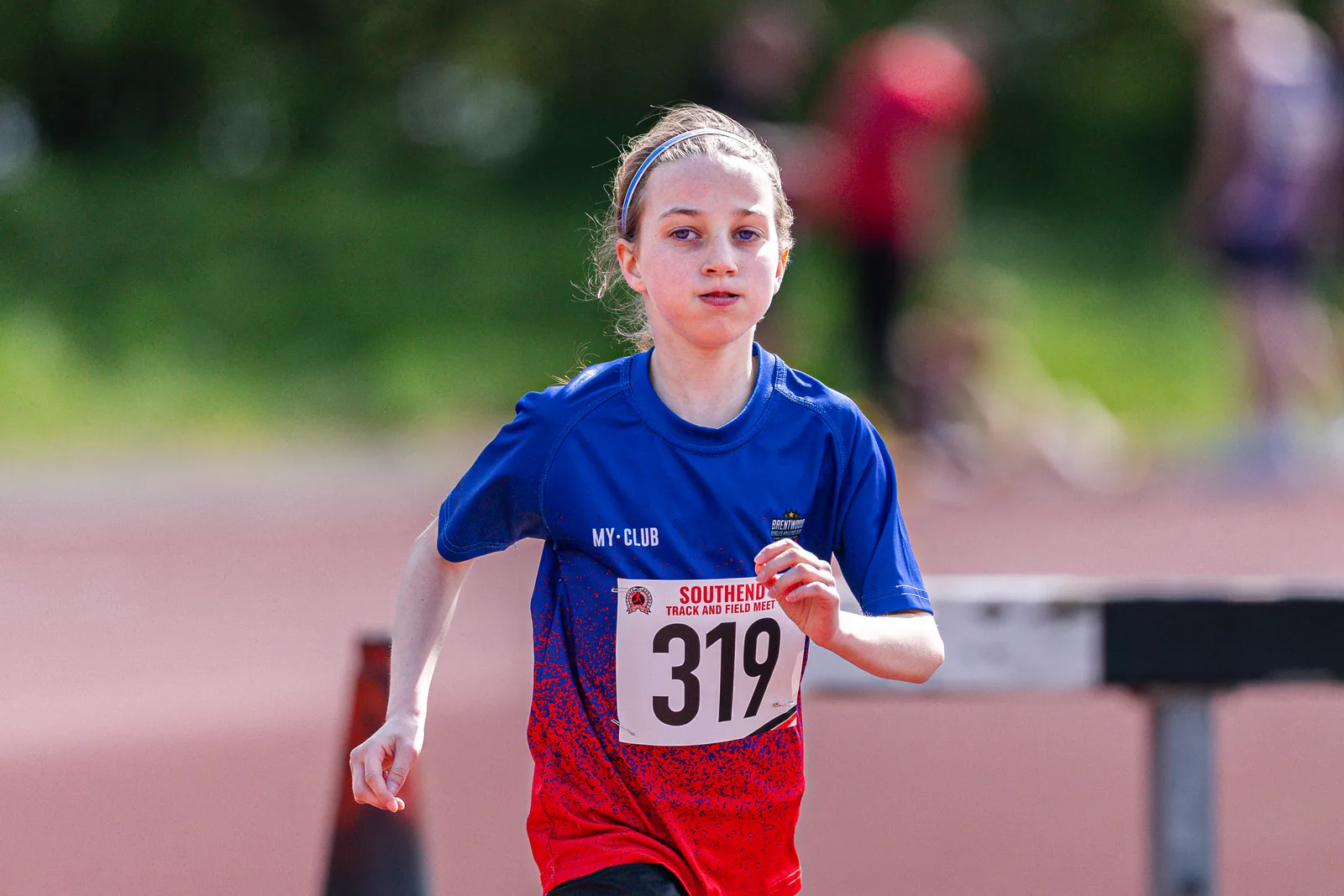 Brentwood Beagles athletes at the Southend Open, Southend, 12 April 2026