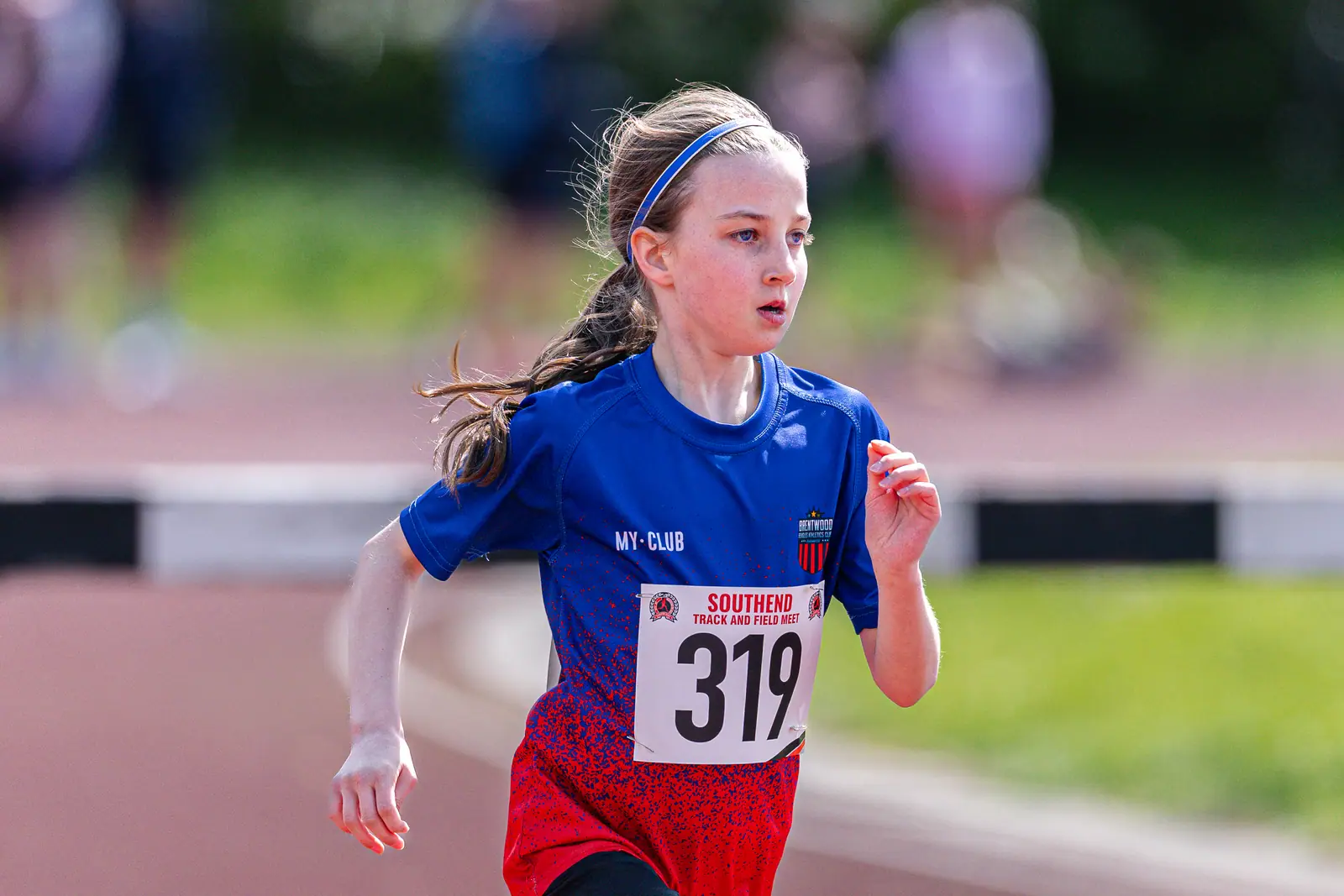 Brentwood Beagles athletes at the Southend Open, Southend, 12 April 2026