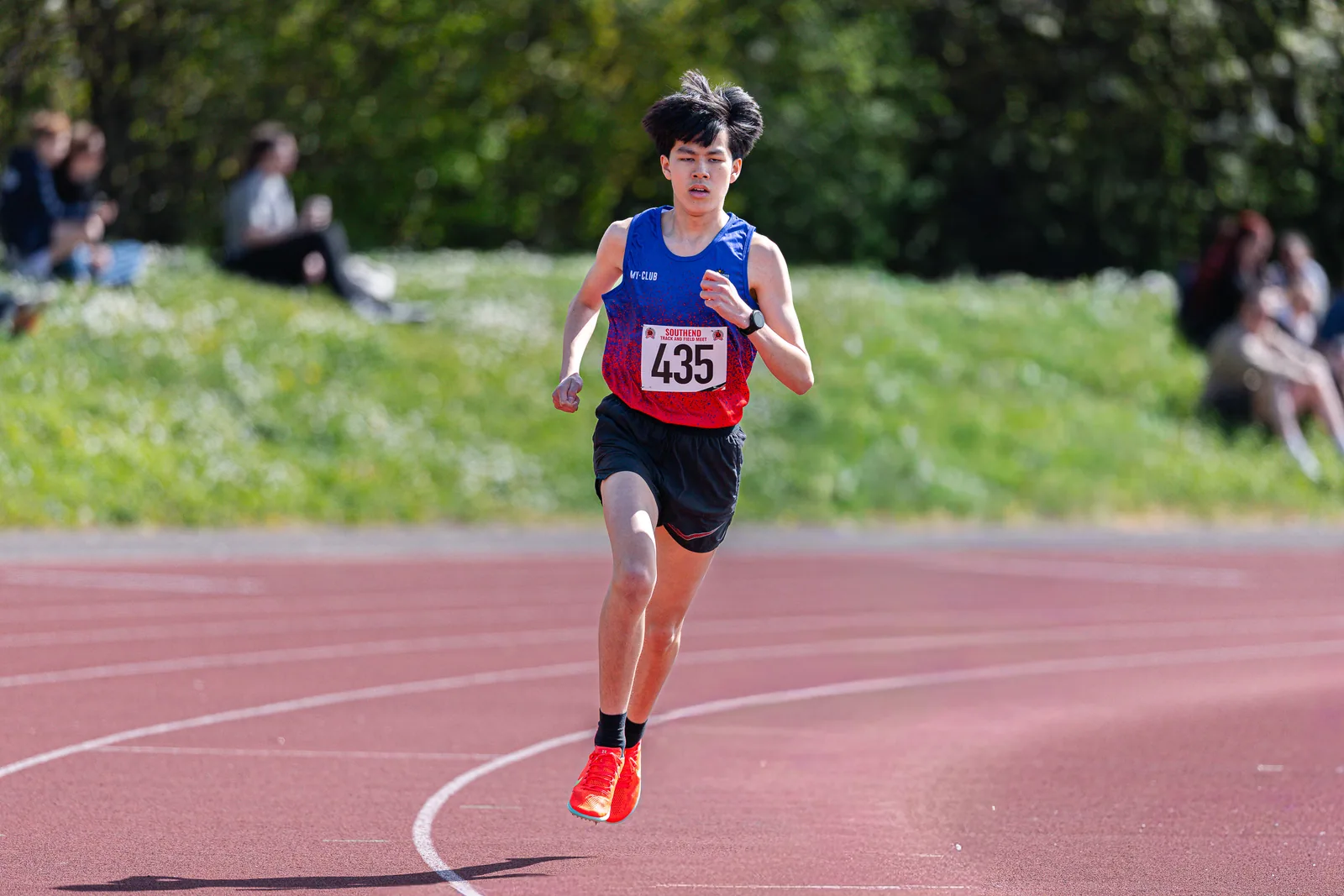 Brentwood Beagles athletes at the Southend Open, Southend, 12 April 2026