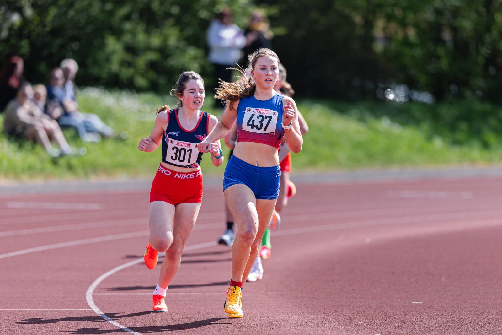 Brentwood Beagles athletes at the Southend Open, Southend, 12 April 2026