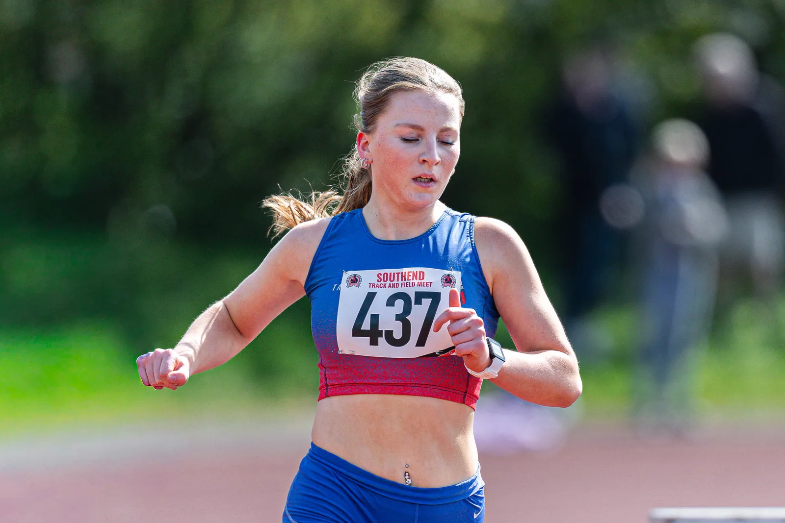 Brentwood Beagles athletes at the Southend Open, Southend, 12 April 2026