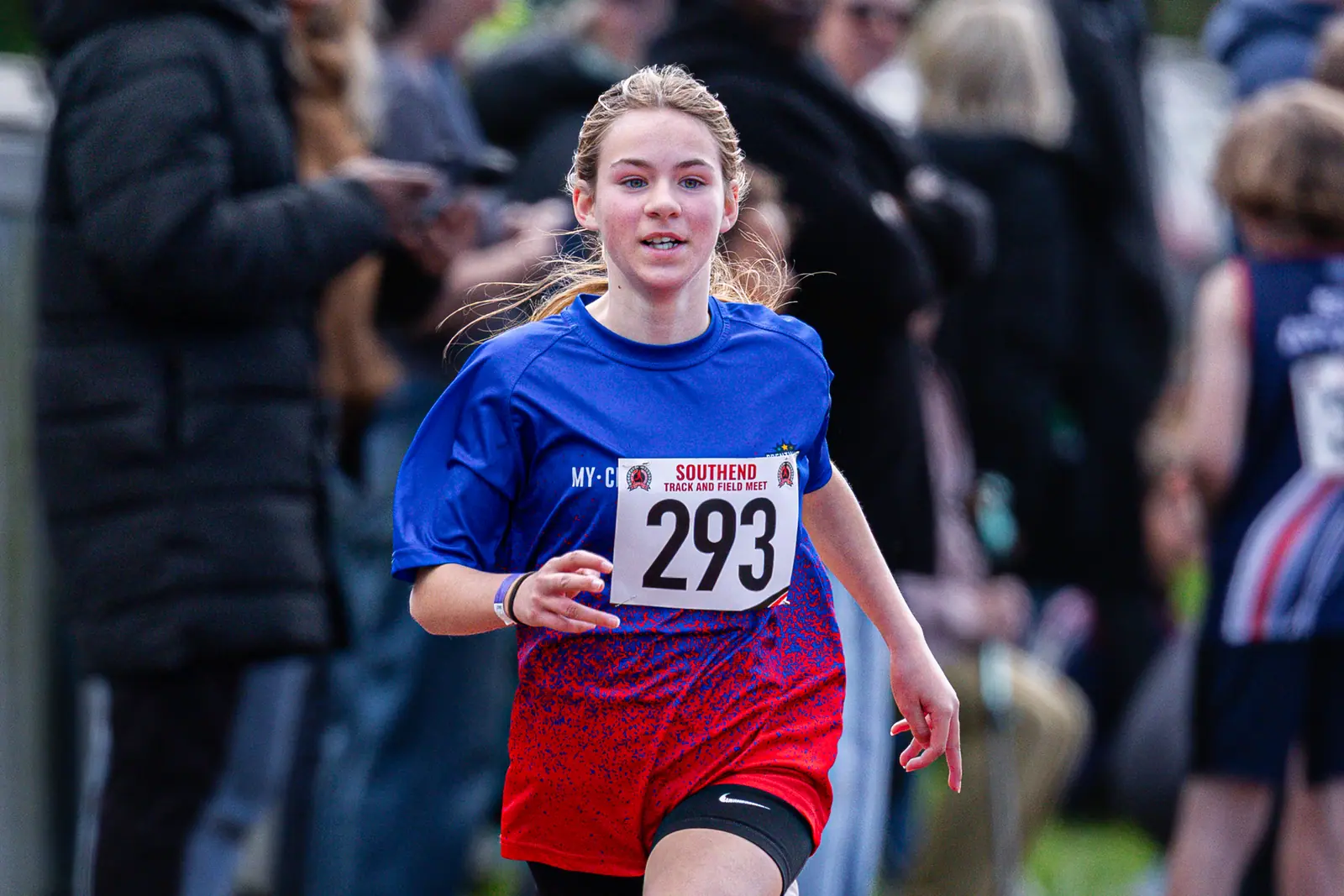 Brentwood Beagles athletes at the Southend Open, Southend, 12 April 2026