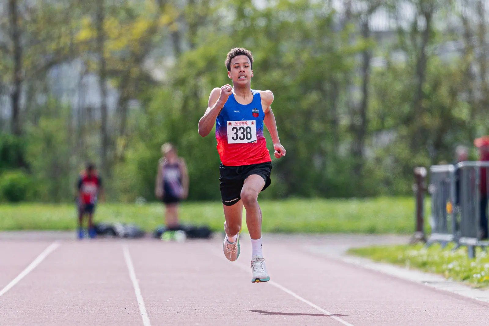 Brentwood Beagles athletes at the Southend Open, Southend, 12 April 2026
