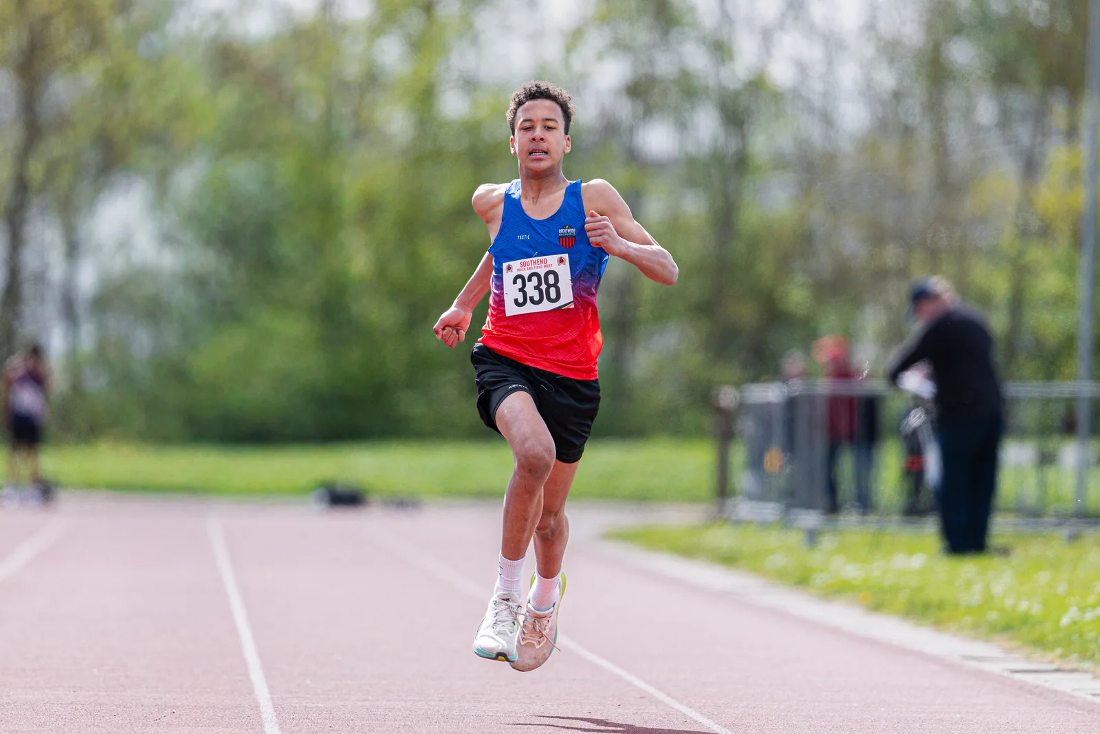 Brentwood Beagles athletes at the Southend Open, Southend, 12 April 2026