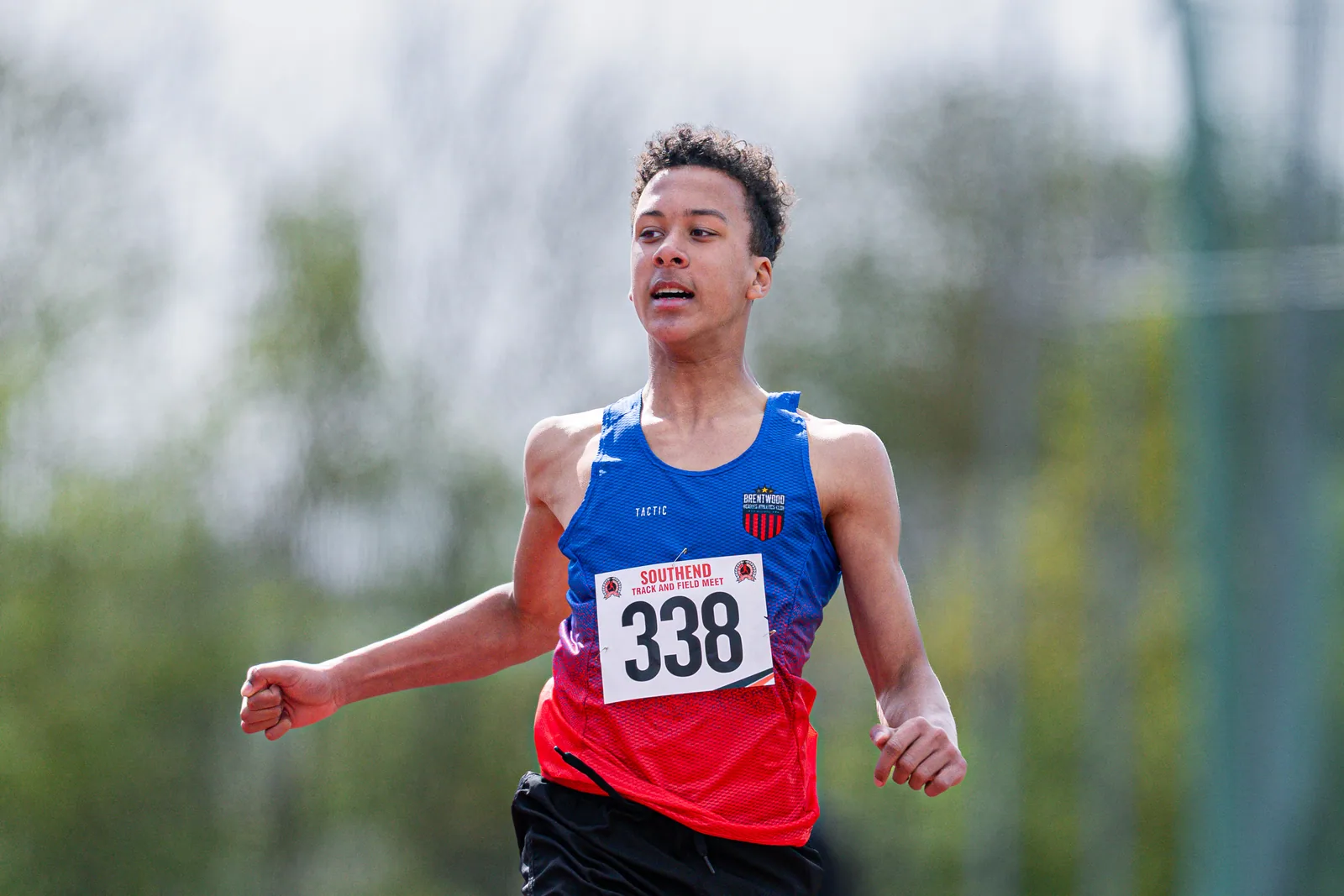 Brentwood Beagles athletes at the Southend Open, Southend, 12 April 2026