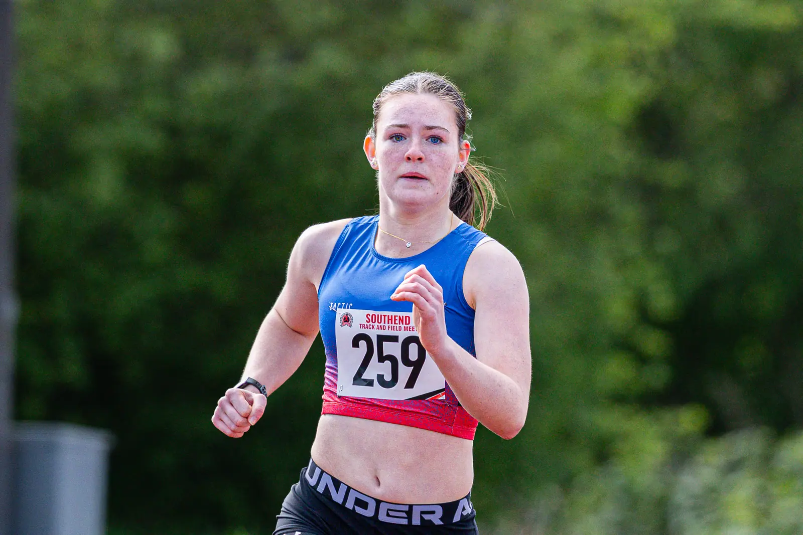 Brentwood Beagles athletes at the Southend Open, Southend, 12 April 2026