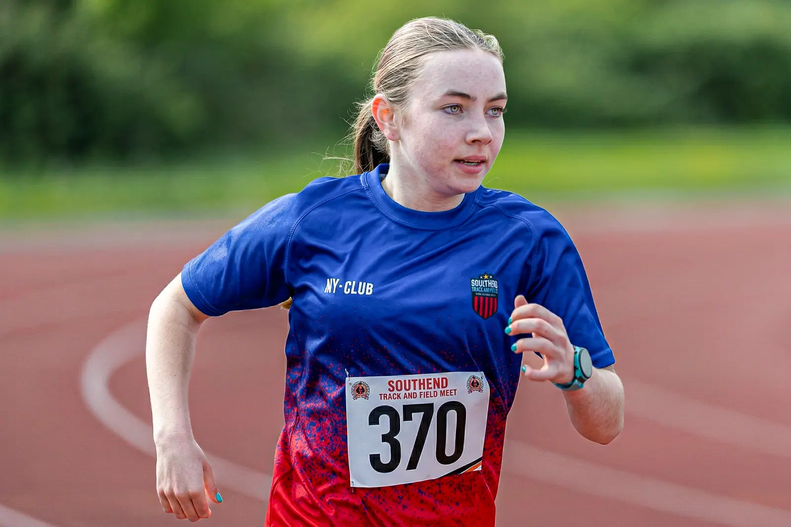 Brentwood Beagles athletes at the Southend Open, Southend, 12 April 2026