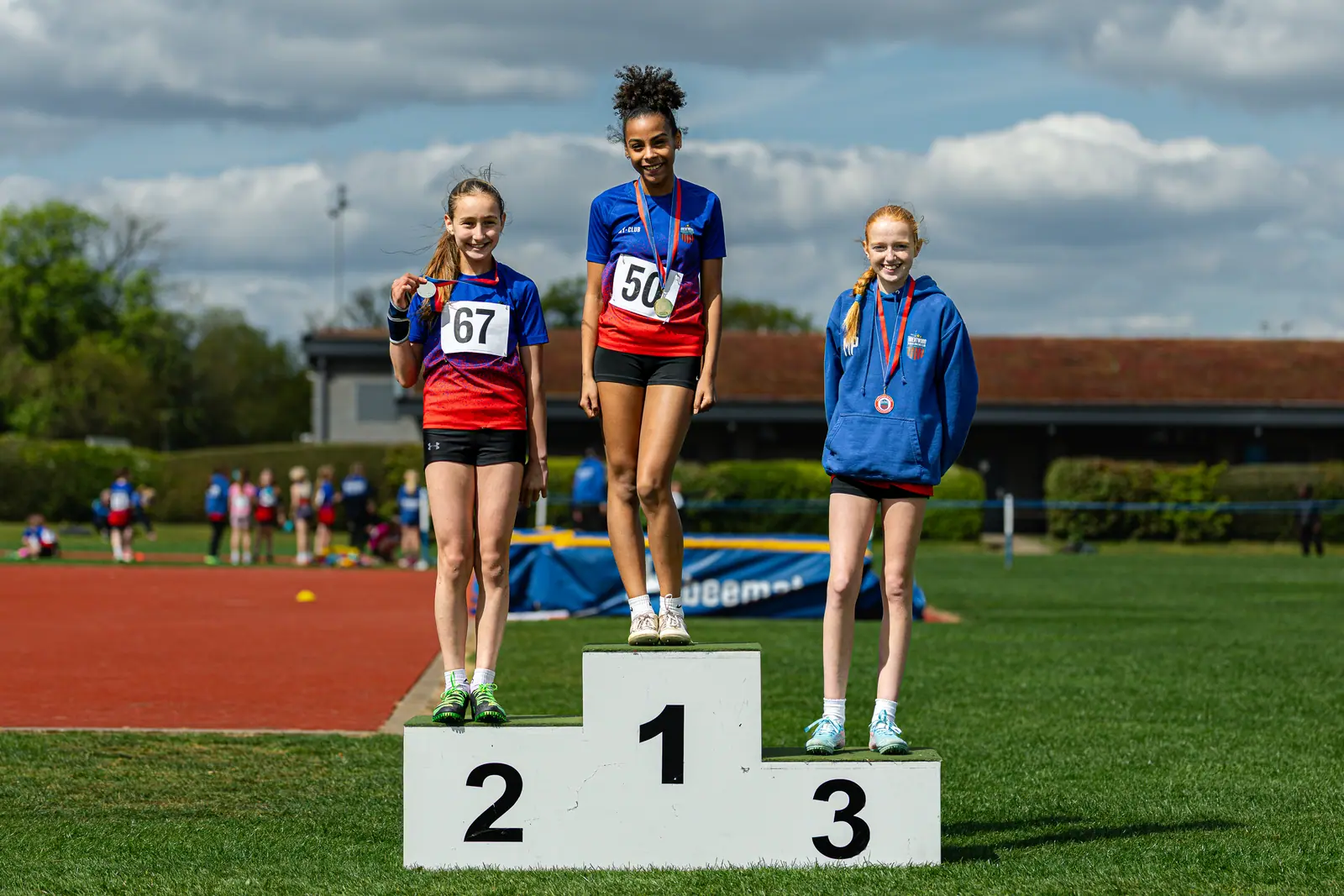 Brentwood Beagles athletes at the Brentwood Beagles AC Club Championships, 20 April 2026