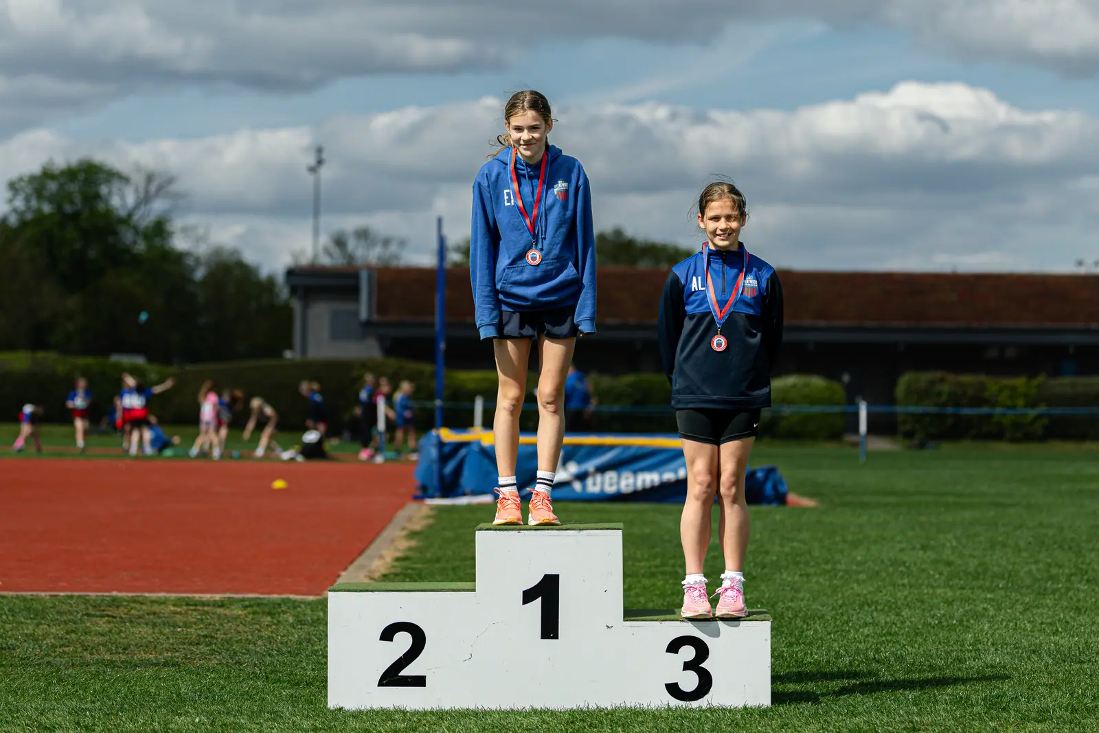 Brentwood Beagles athletes at the Brentwood Beagles AC Club Championships, 20 April 2026