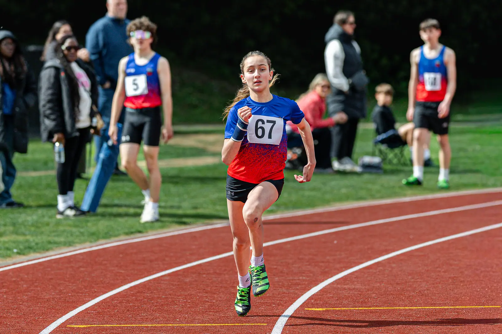 Brentwood Beagles athletes at the Brentwood Beagles AC Club Championships, 20 April 2026