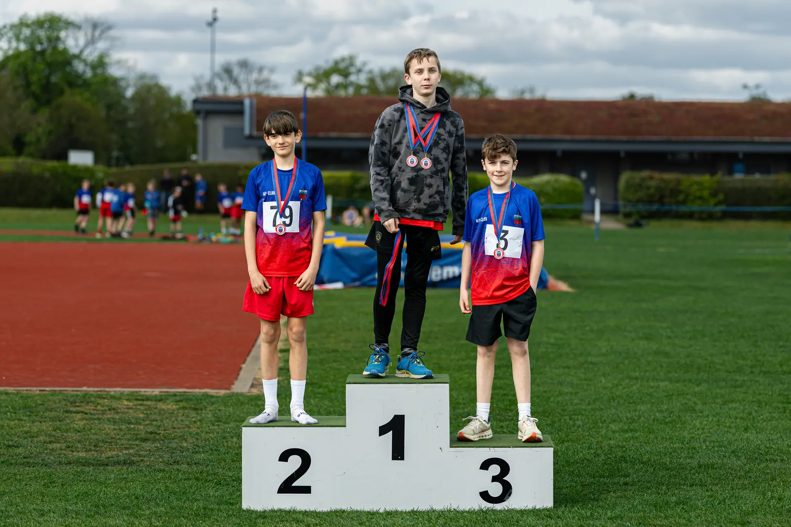 Brentwood Beagles athletes at the Brentwood Beagles AC Club Championships, 20 April 2026