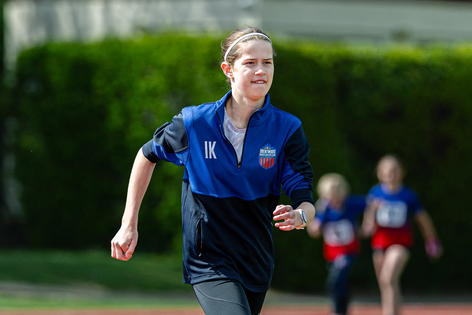 Brentwood Beagles athletes at the Brentwood Beagles AC Club Championships, 20 April 2026