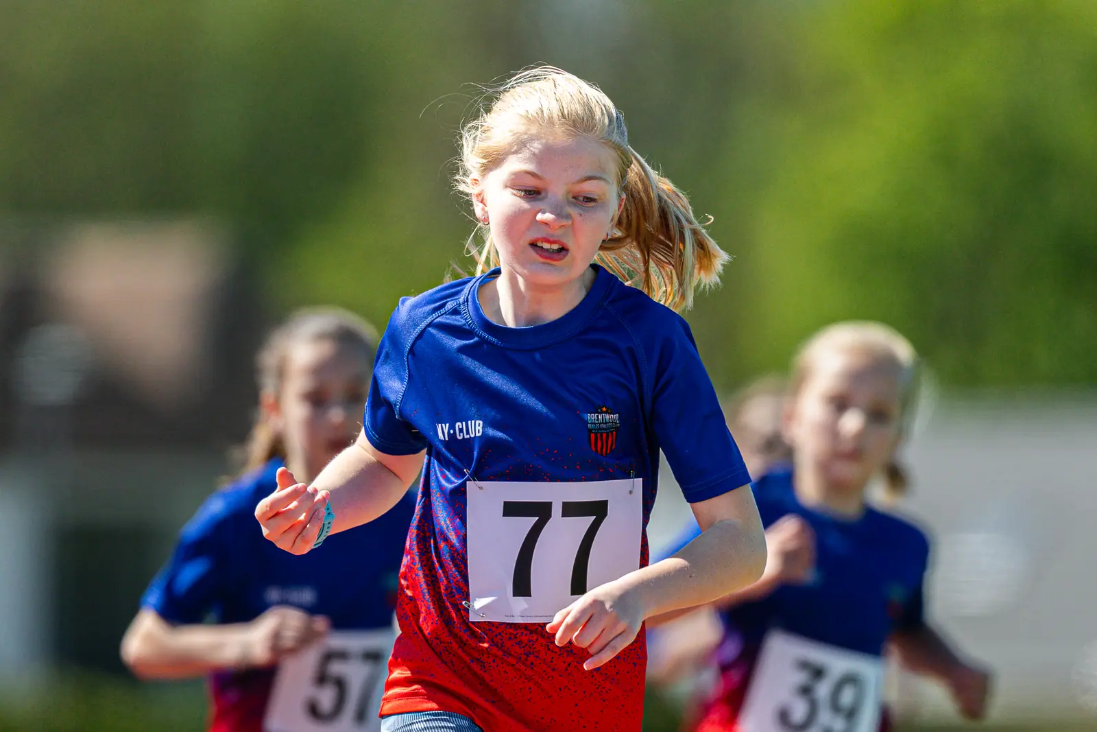 Brentwood Beagles athletes at the Brentwood Beagles AC Club Championships, 20 April 2026