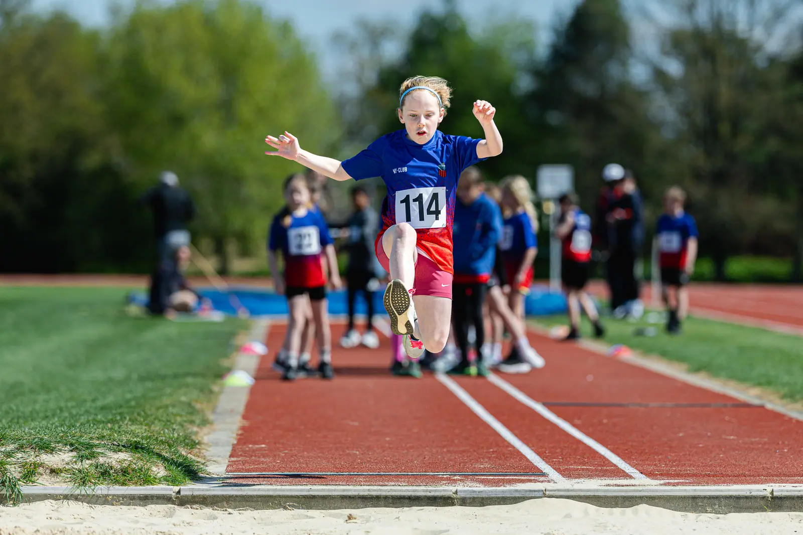 Brentwood Beagles athletes at the Brentwood Beagles AC Club Championships, 20 April 2026