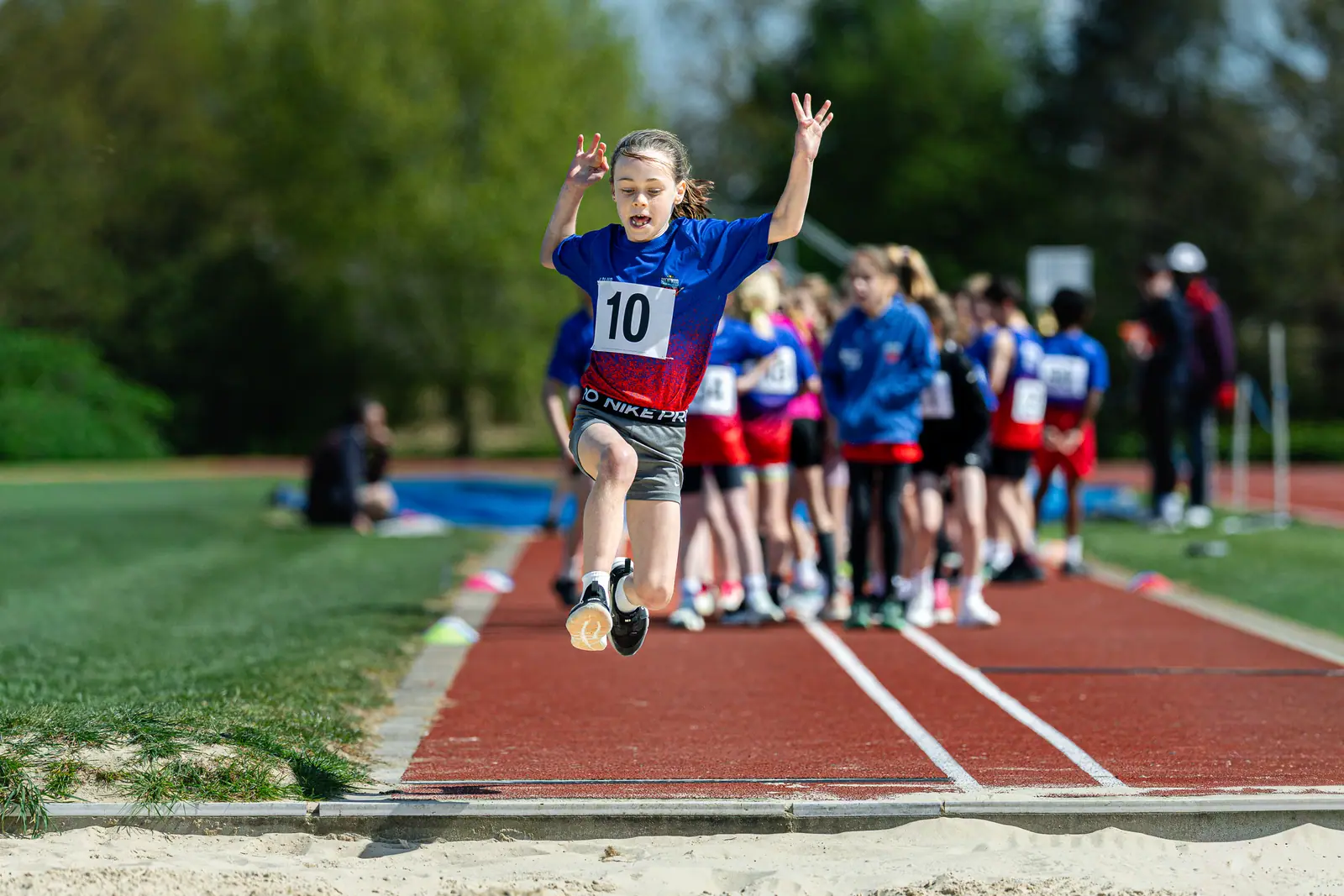 Brentwood Beagles athletes at the Brentwood Beagles AC Club Championships, 20 April 2026