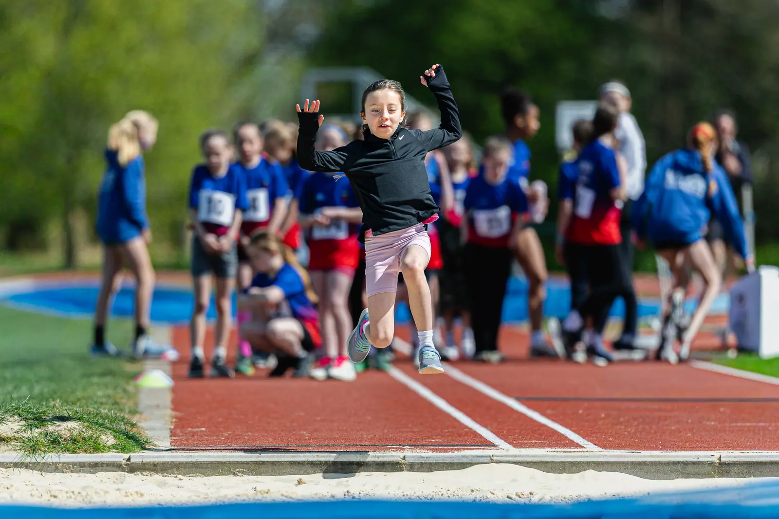 Brentwood Beagles athletes at the Brentwood Beagles AC Club Championships, 20 April 2026