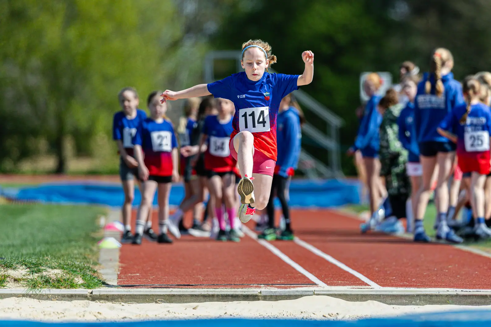 Brentwood Beagles athletes at the Brentwood Beagles AC Club Championships, 20 April 2026