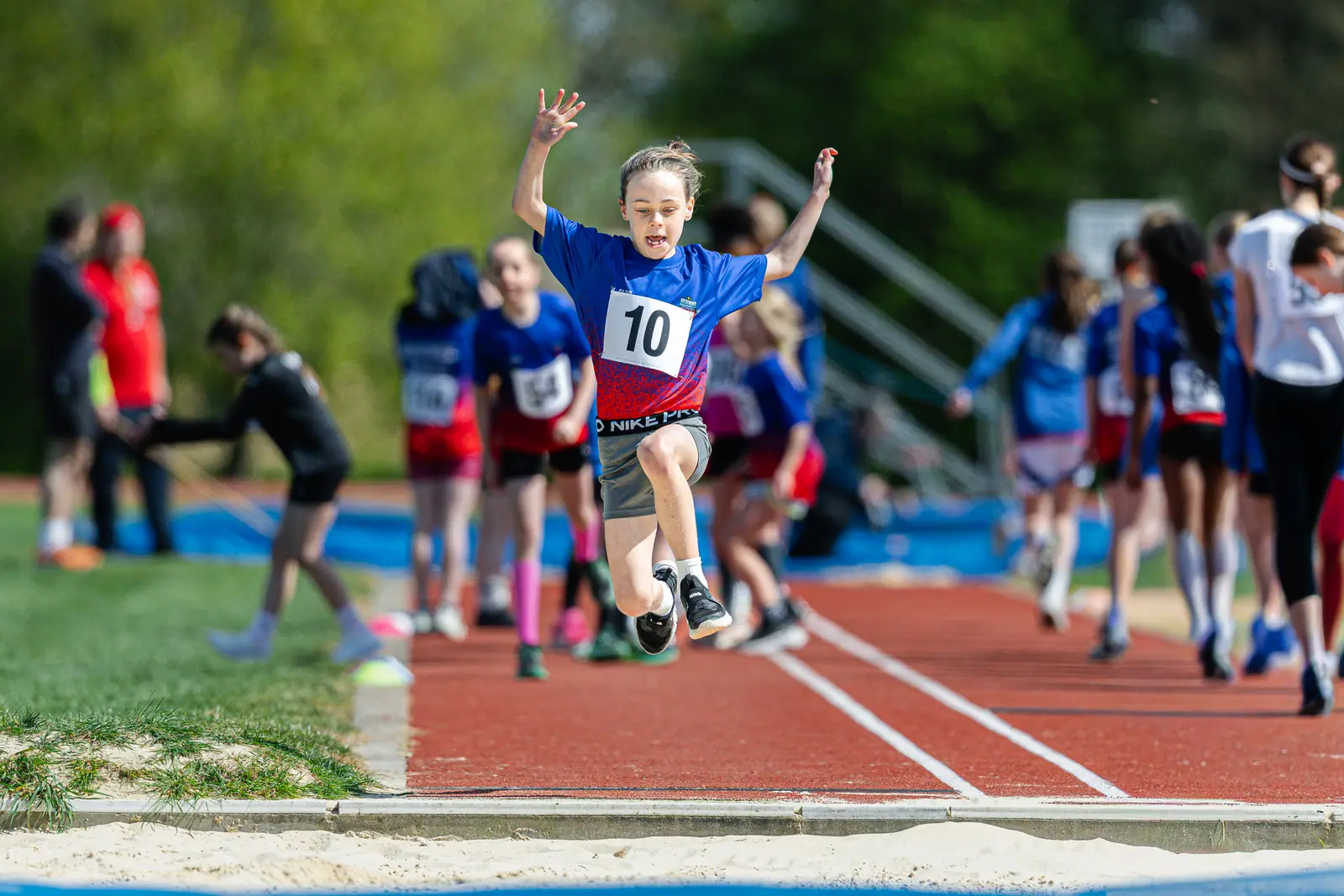 Brentwood Beagles athletes at the Brentwood Beagles AC Club Championships, 20 April 2026