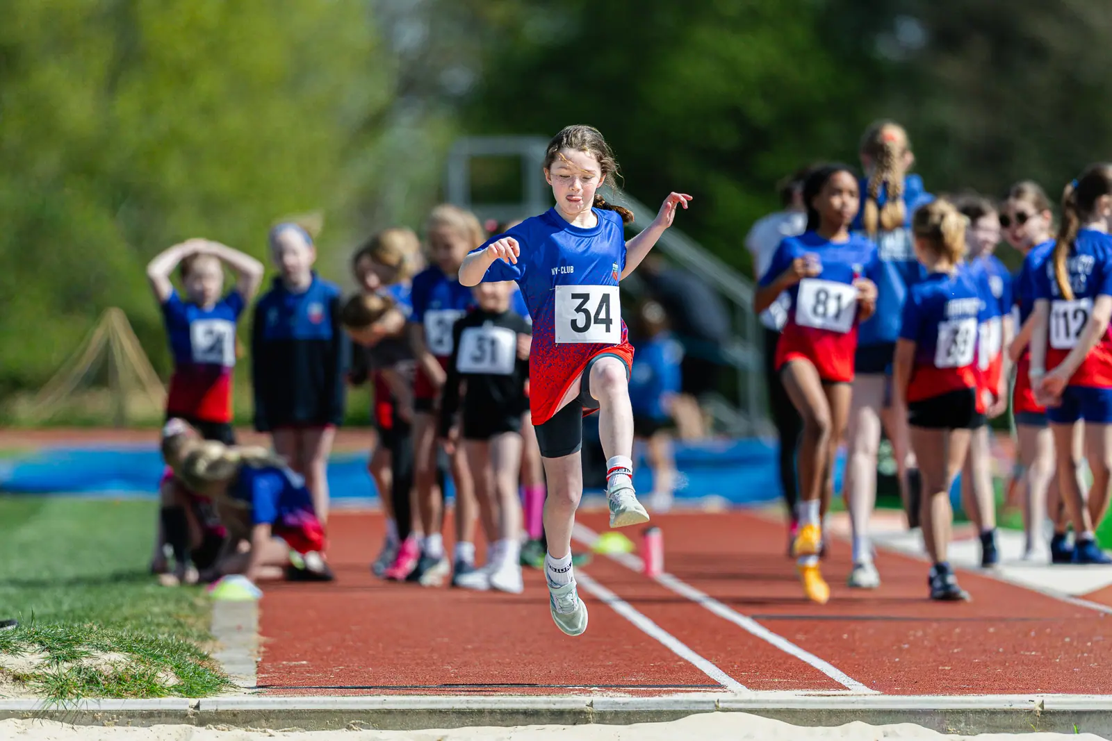 Brentwood Beagles athletes at the Brentwood Beagles AC Club Championships, 20 April 2026