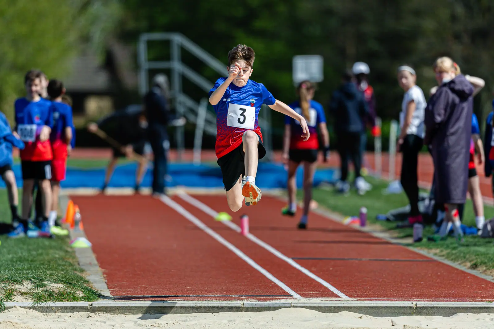 Brentwood Beagles athletes at the Brentwood Beagles AC Club Championships, 20 April 2026