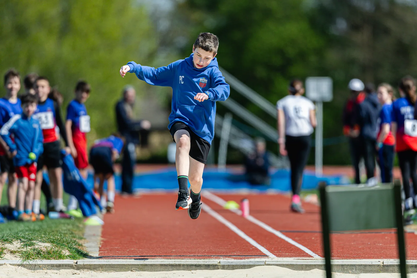 Brentwood Beagles athletes at the Brentwood Beagles AC Club Championships, 20 April 2026