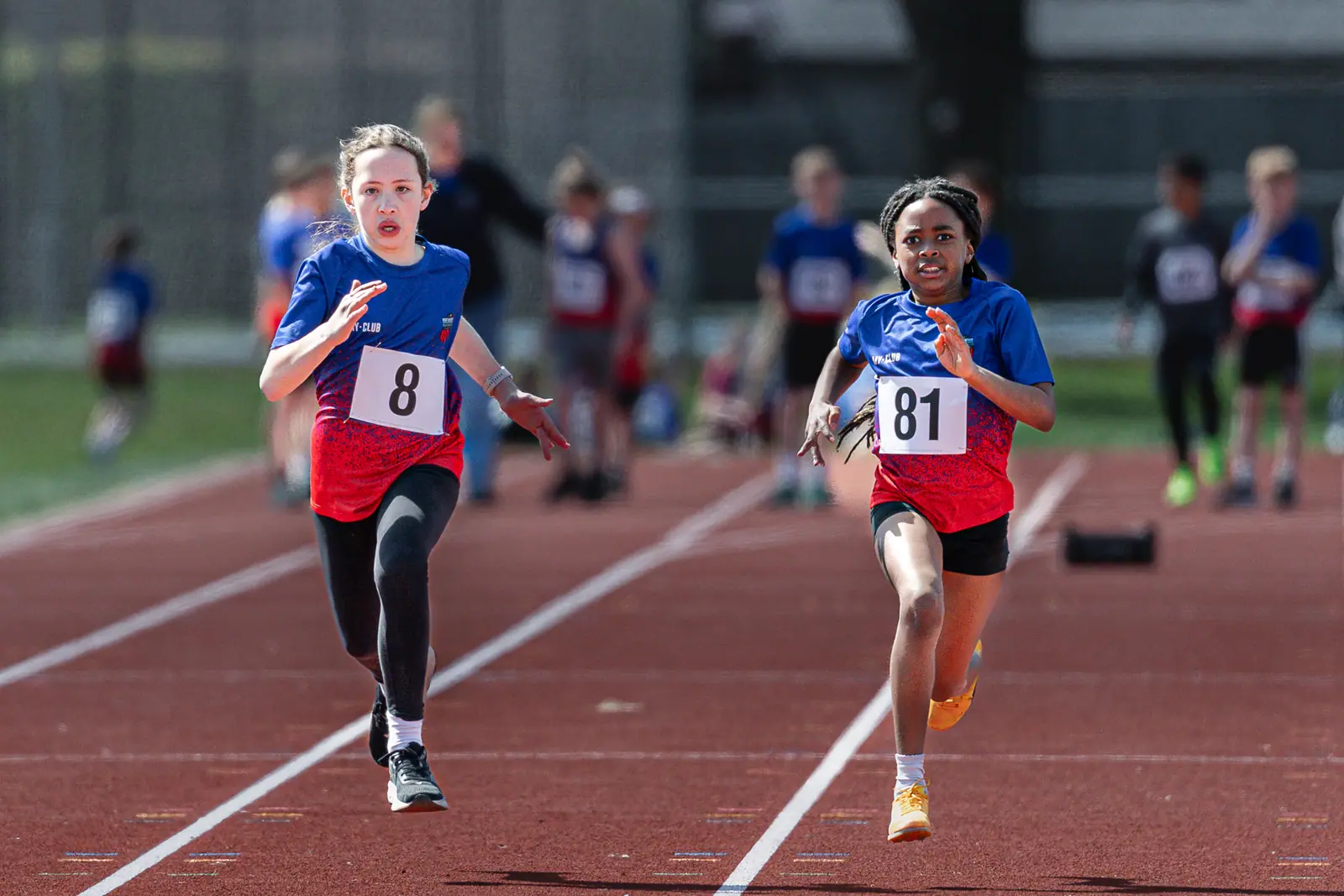 Brentwood Beagles athletes at the Brentwood Beagles AC Club Championships, 20 April 2026