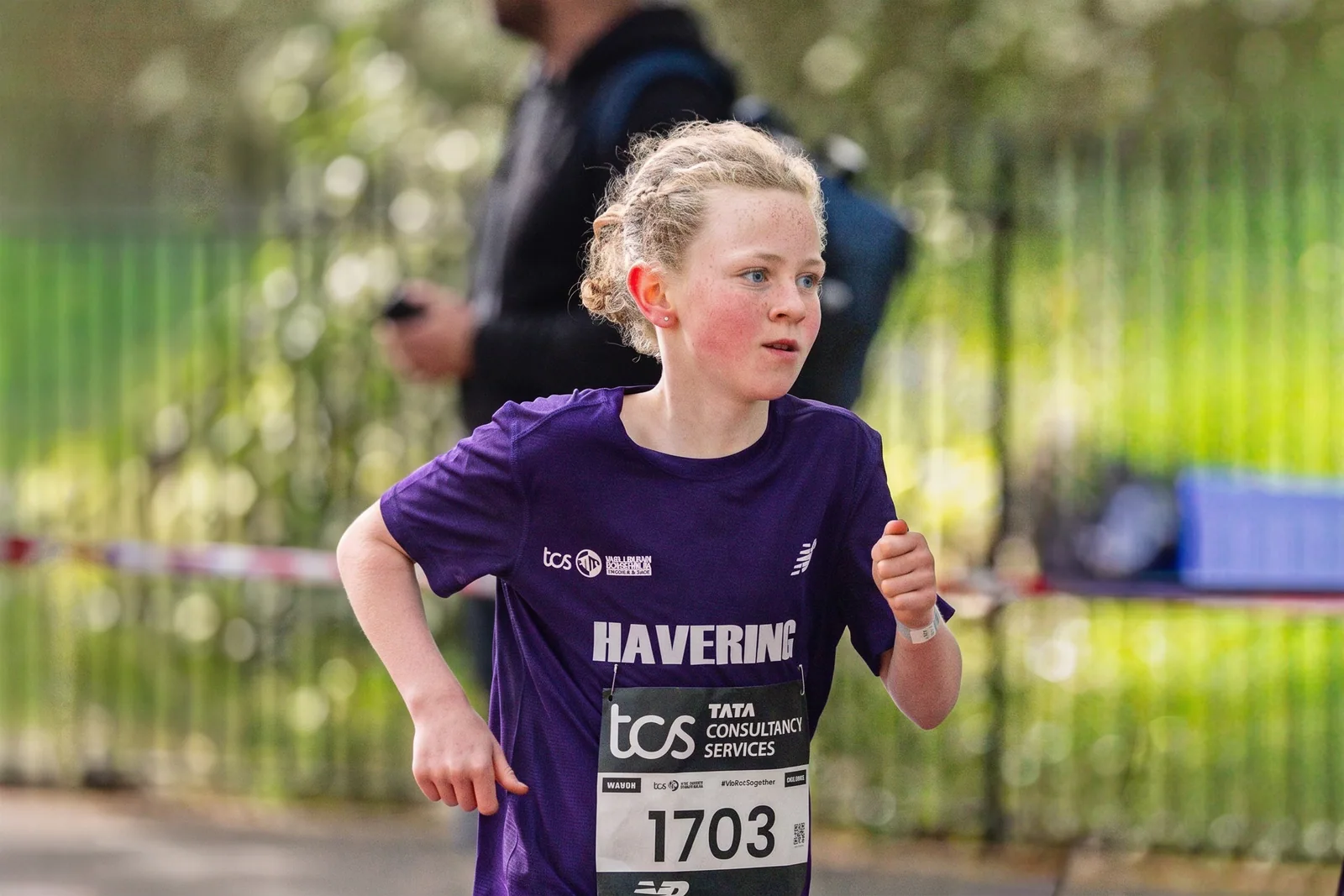Brentwood Beagles athletes at the Mini London Marathon, London, 25 April 2026