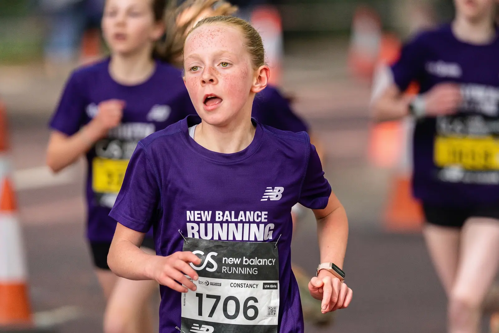 Brentwood Beagles athletes at the Mini London Marathon, London, 25 April 2026