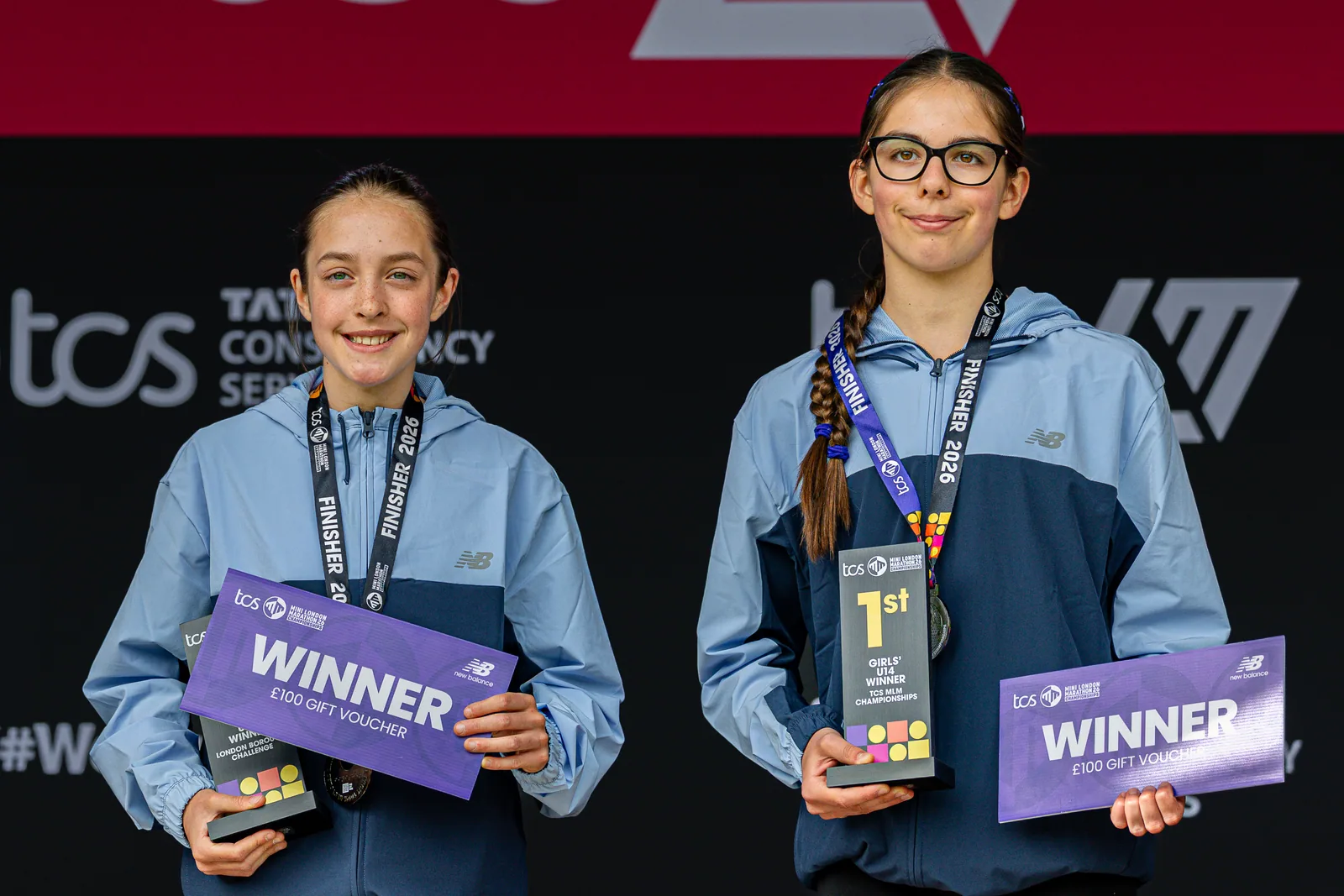 Brentwood Beagles athletes at the Mini London Marathon, London, 25 April 2026