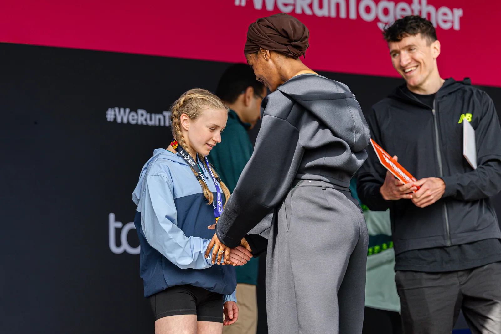 Brentwood Beagles athletes at the Mini London Marathon, London, 25 April 2026