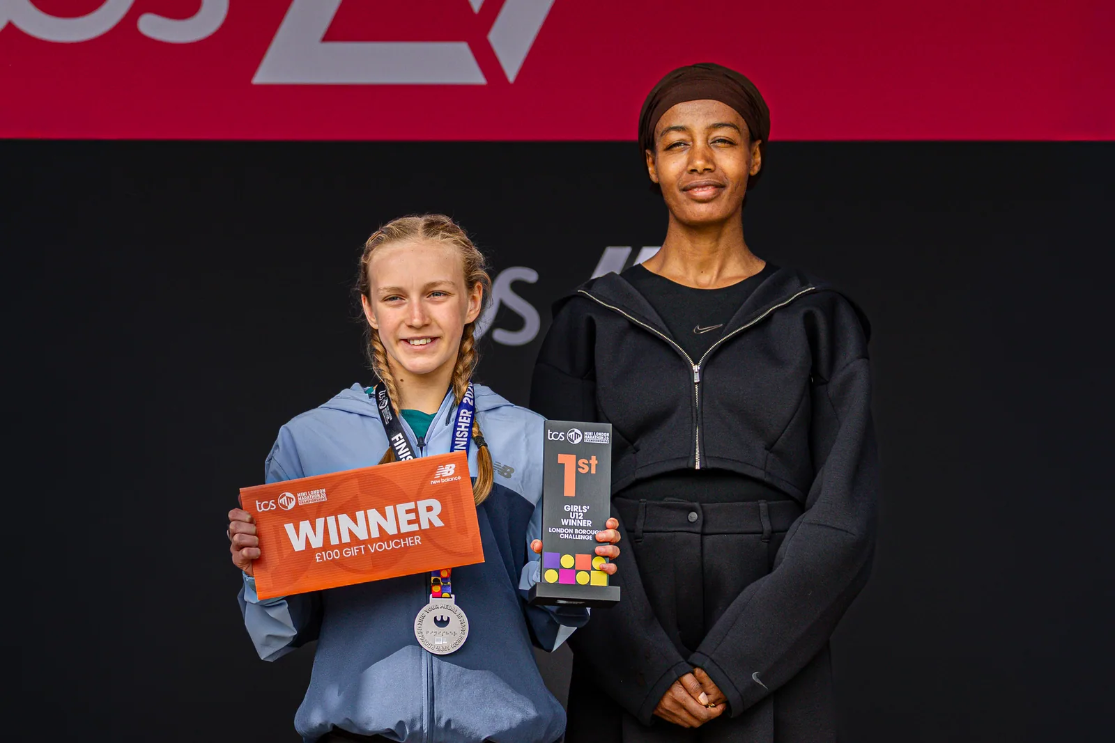 Brentwood Beagles athletes at the Mini London Marathon, London, 25 April 2026