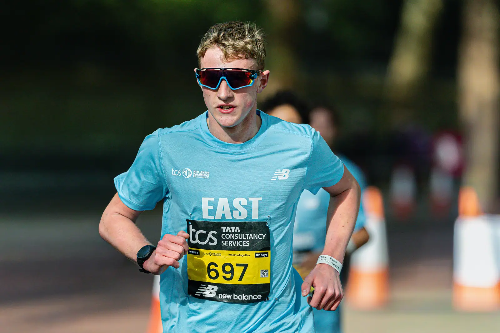 Brentwood Beagles athletes at the Mini London Marathon, London, 25 April 2026