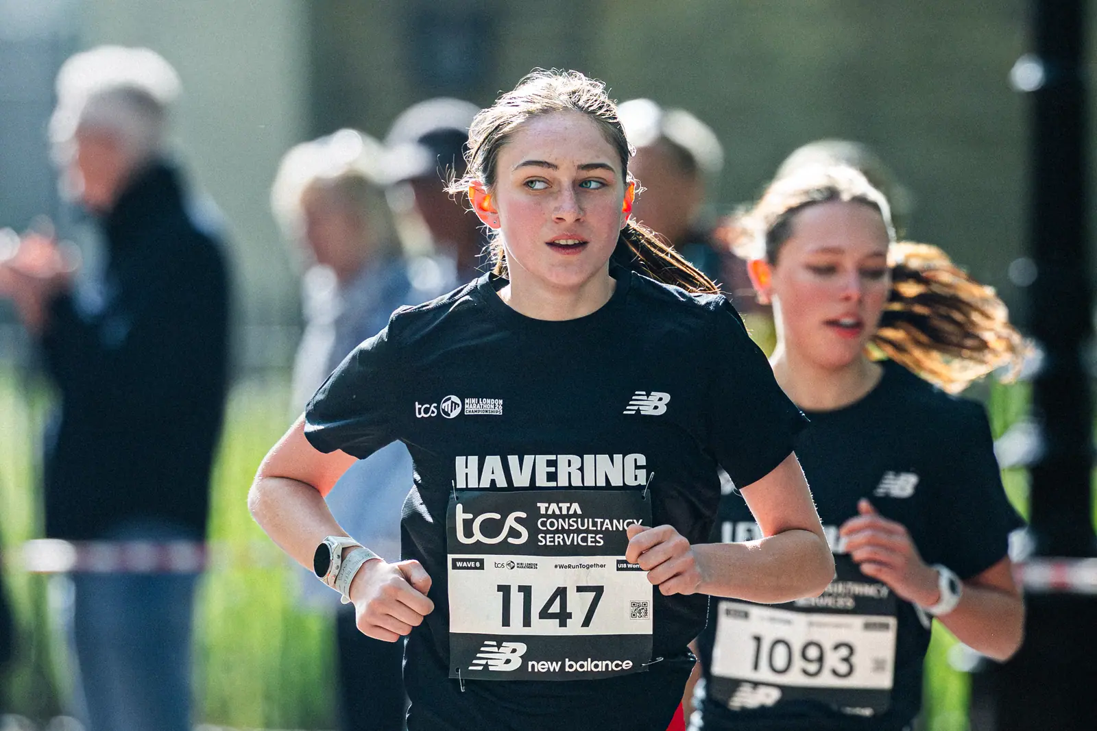 Brentwood Beagles athletes at the Mini London Marathon, London, 25 April 2026