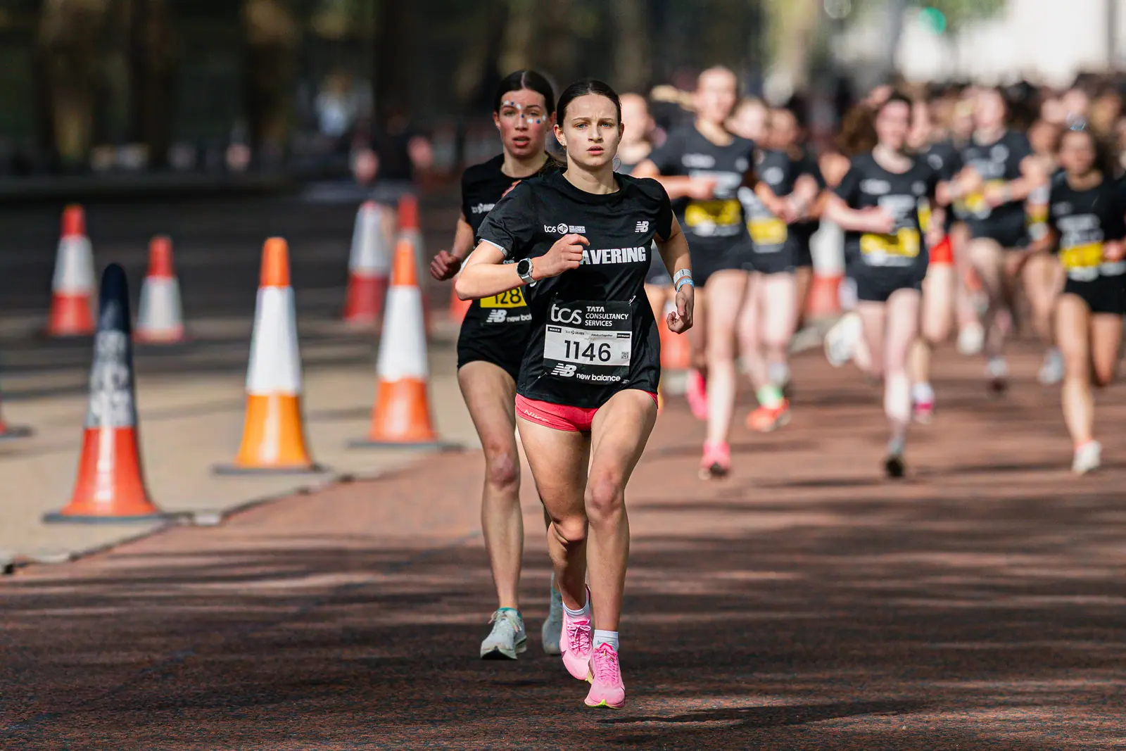 Brentwood Beagles athletes at the Mini London Marathon, London, 25 April 2026
