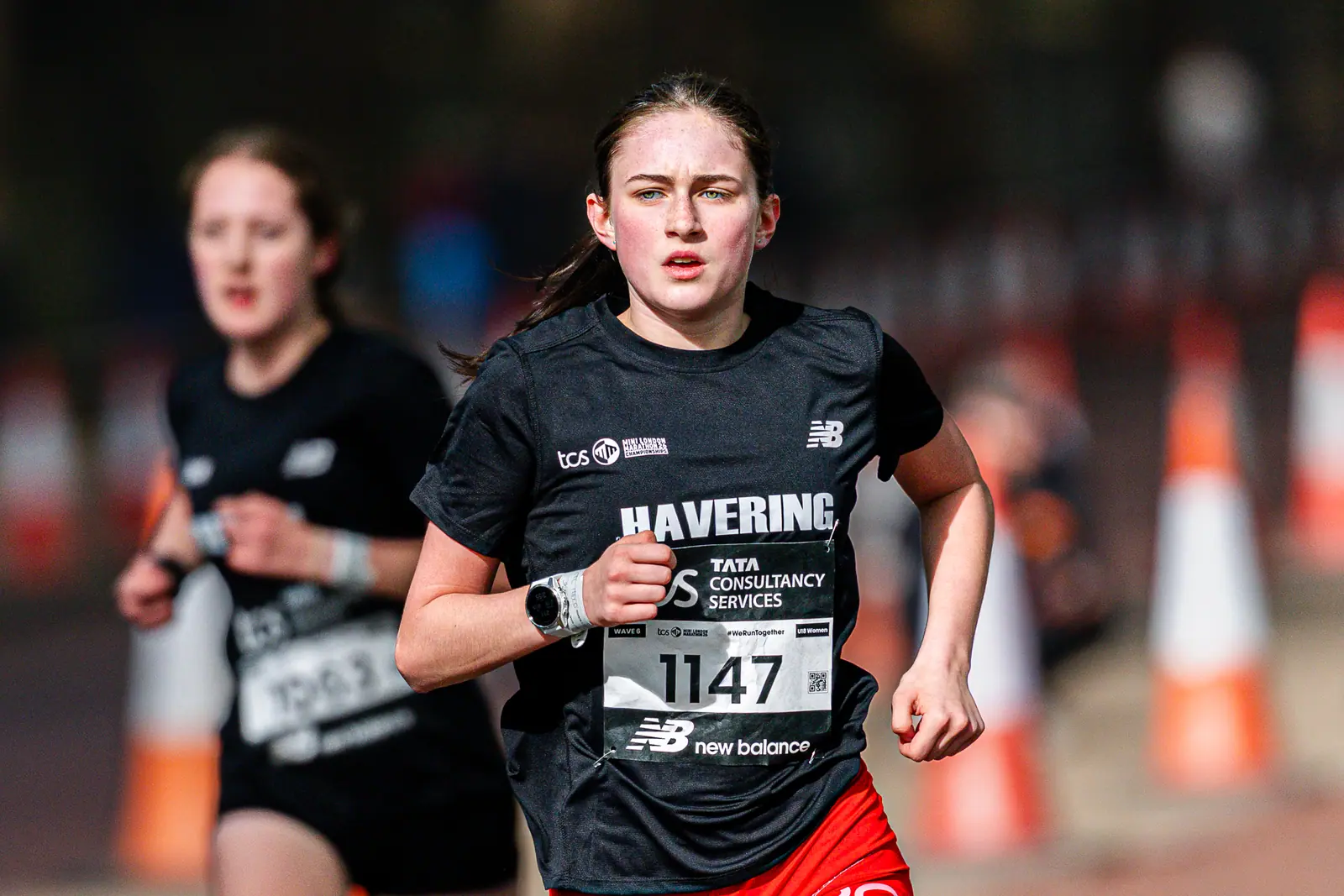 Brentwood Beagles athletes at the Mini London Marathon, London, 25 April 2026