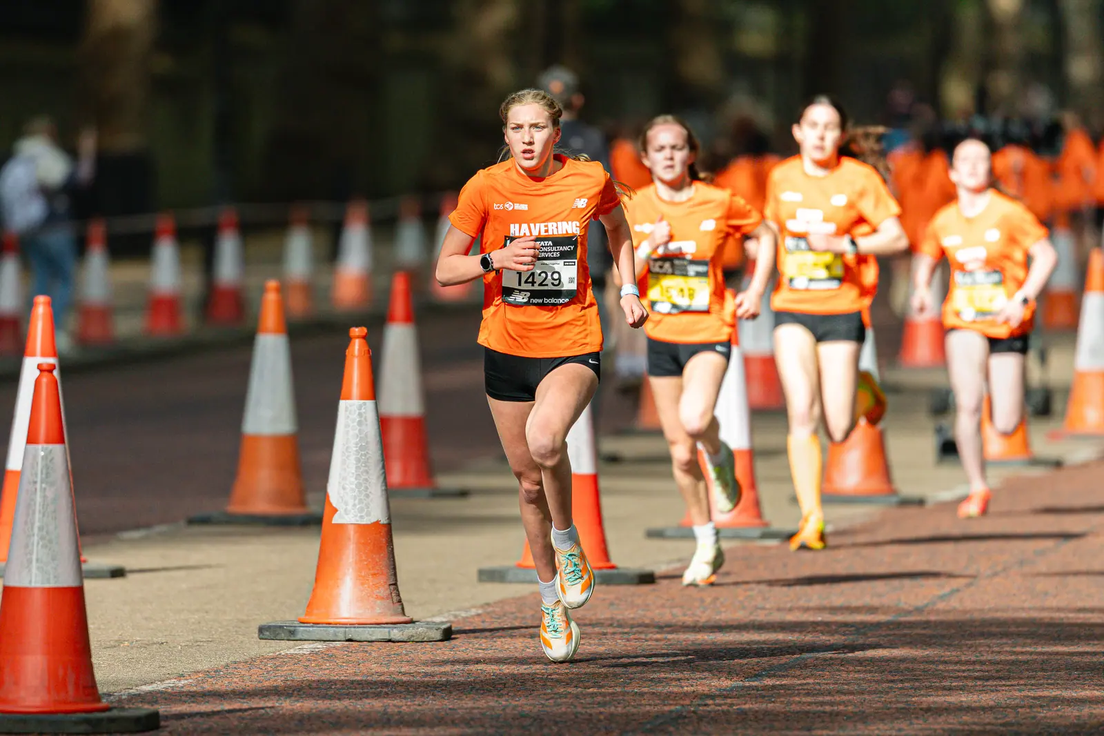 Brentwood Beagles athletes at the Mini London Marathon, London, 25 April 2026